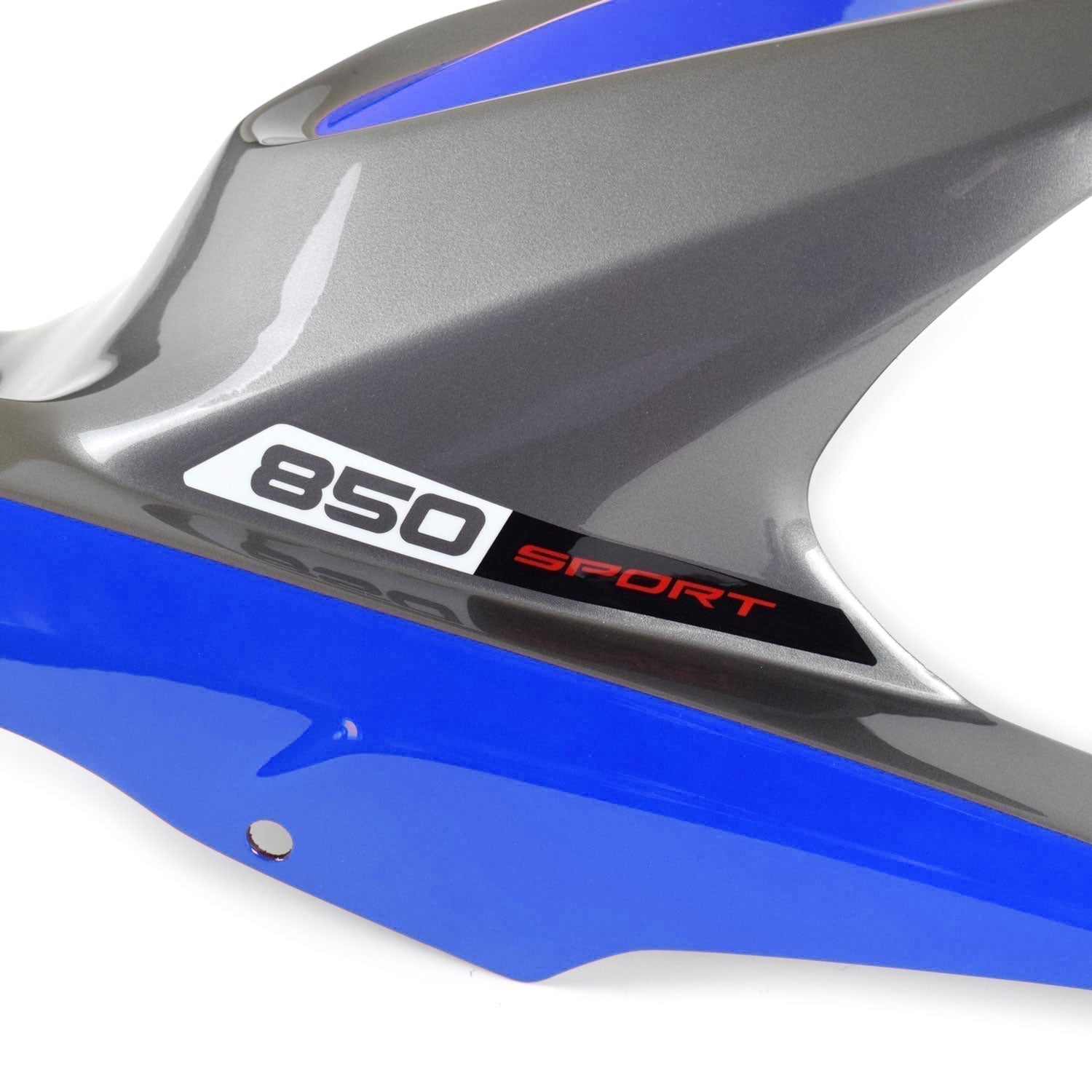 Pyramid Hugger | Graphite/Caspian Blue | Triumph Tiger Sport 850 2021>Current -   Pyramid Motorcycle Accessories