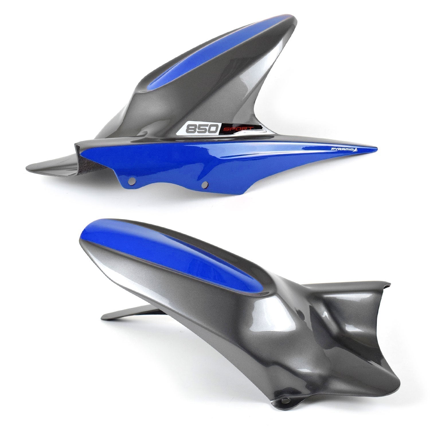 Pyramid Hugger | Graphite/Caspian Blue | Triumph Tiger Sport 850 2021>Current -   Pyramid Motorcycle Accessories