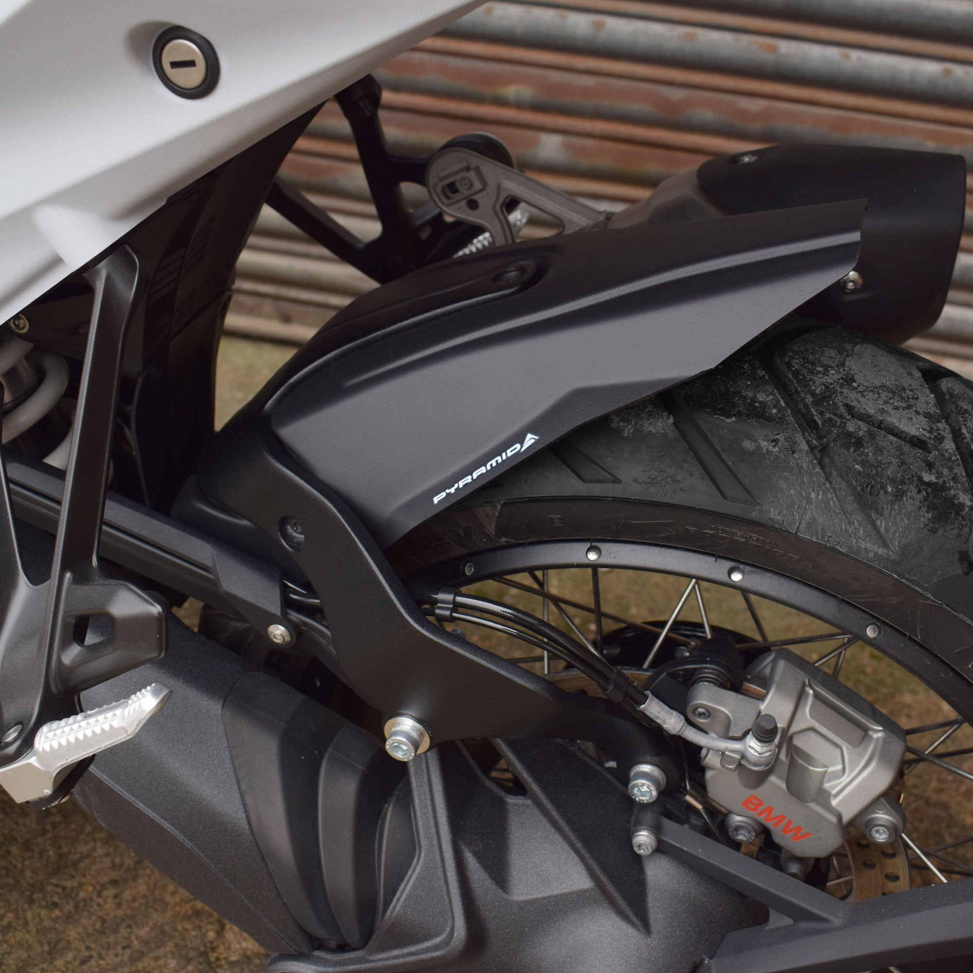 Pyramid Hugger | Matte Black | BMW R 1300 GS 2023>Current-Hugger Extensions-Pyramid Motorcycle Accessories