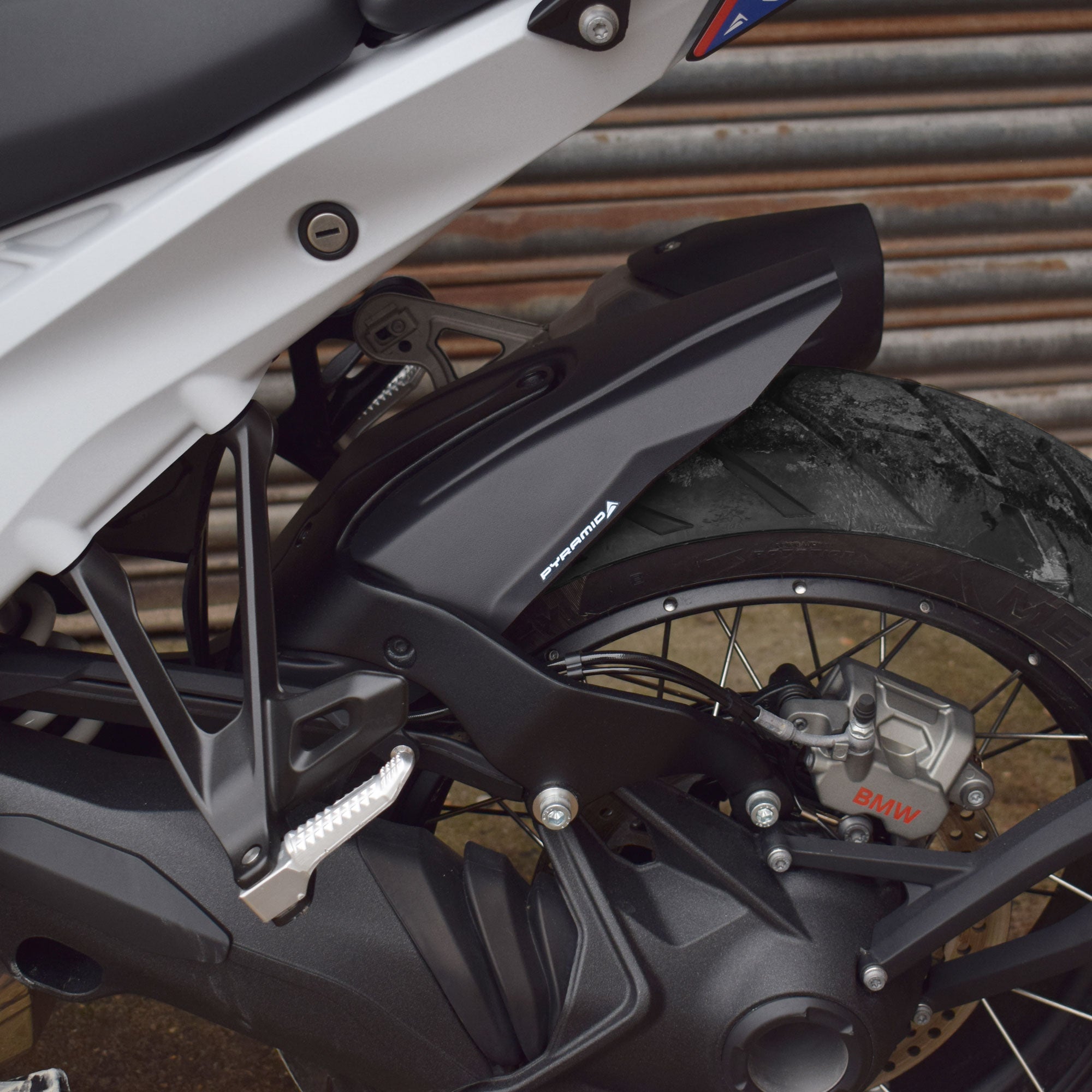 Pyramid Hugger | Matte Black | BMW R 1300 GS 2023>Current-Hugger Extensions-Pyramid Motorcycle Accessories