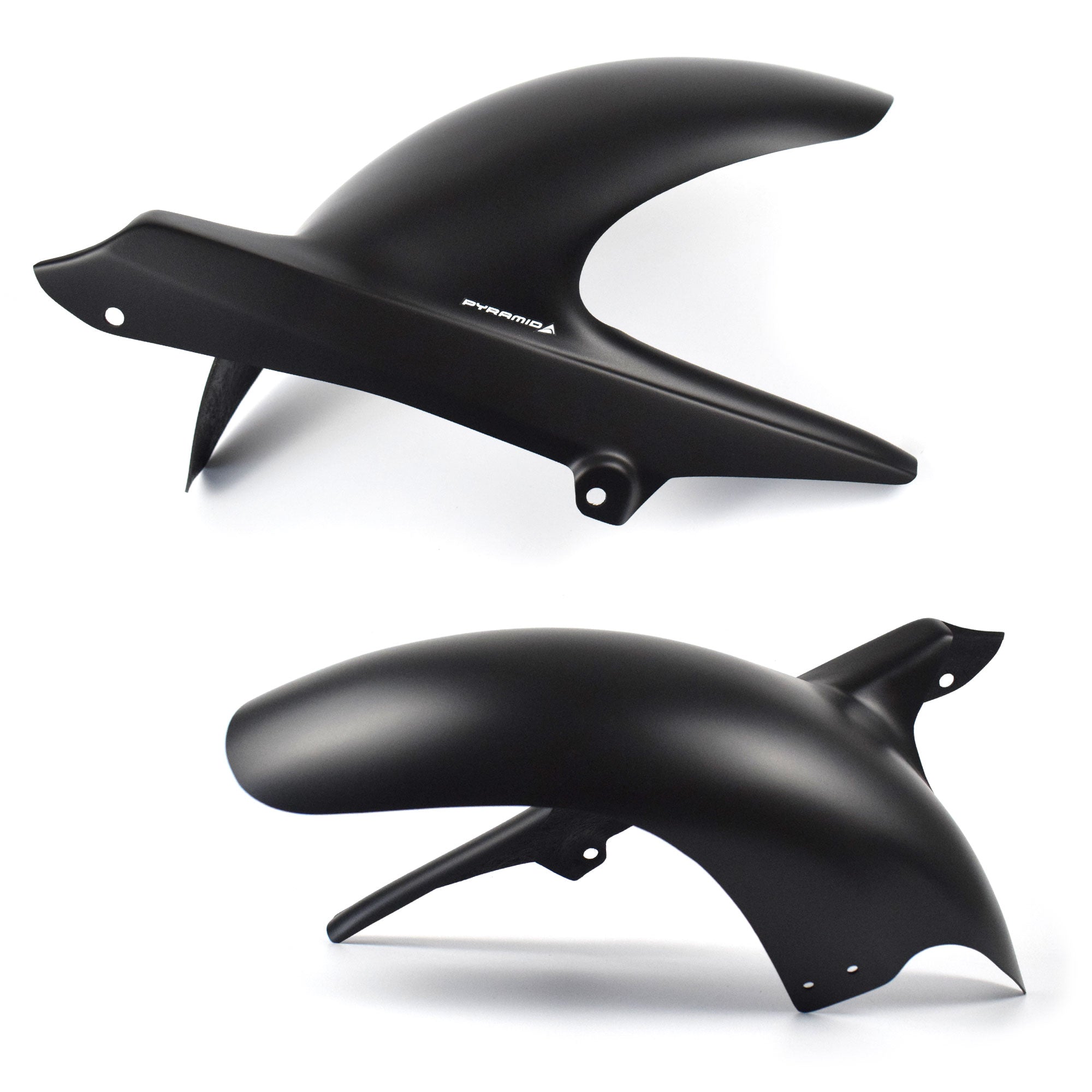 Pyramid Hugger | Matte Black | Honda CB 750 Hornet 2023>2024-071234M-Huggers-Pyramid Motorcycle Accessories