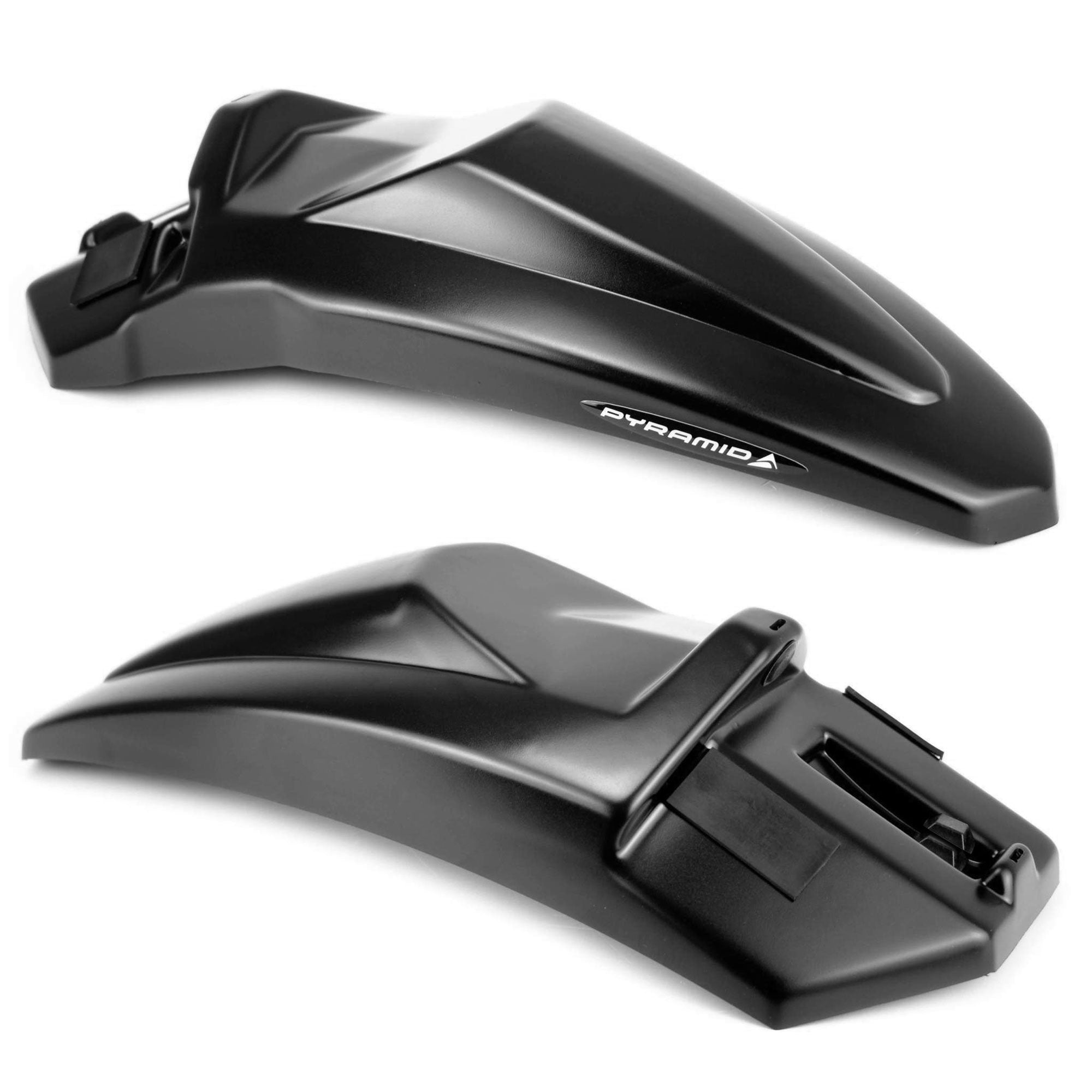 Pyramid Hugger | Matte Black | Honda CB 750 Hornet 2023>2024-071915M-Huggers-Pyramid Motorcycle Accessories