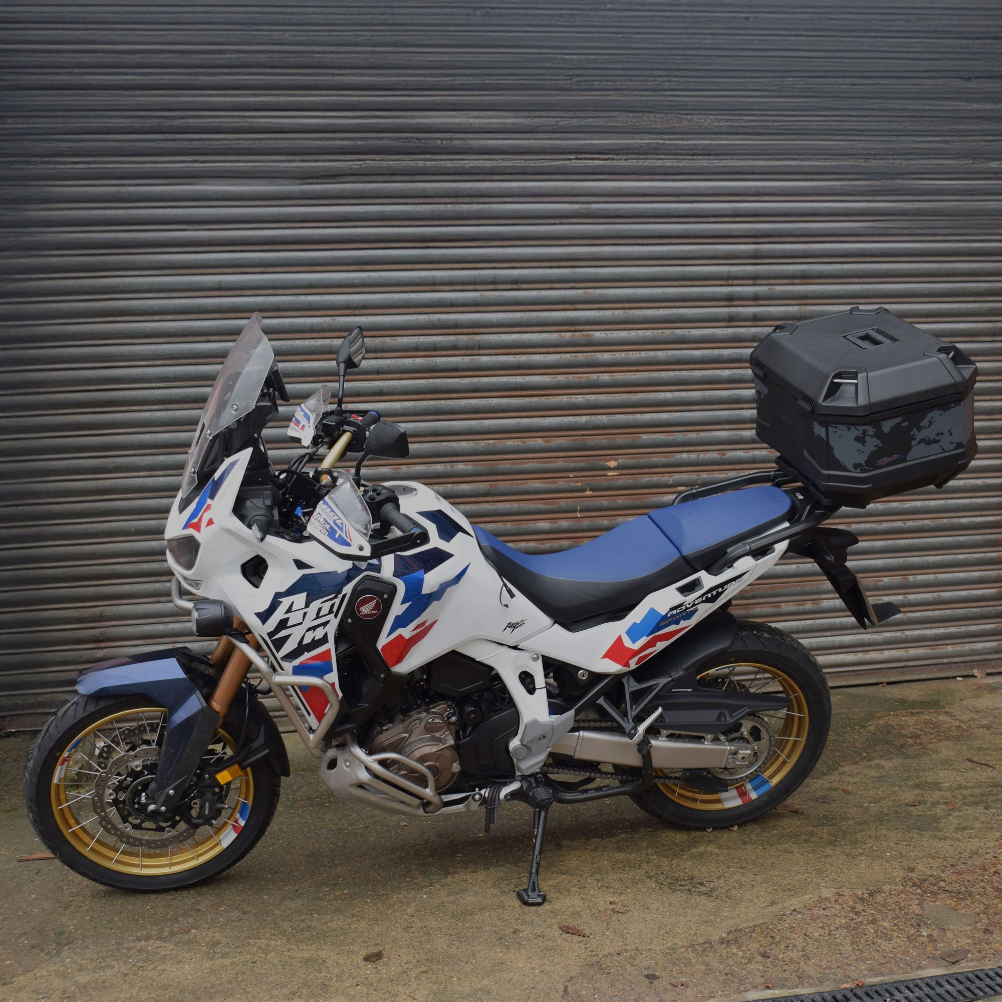 Pyramid Hugger | Matte Black | Honda CRF 1100 L Africa Twin 2020>2025-Huggers-Pyramid Motorcycle Accessories