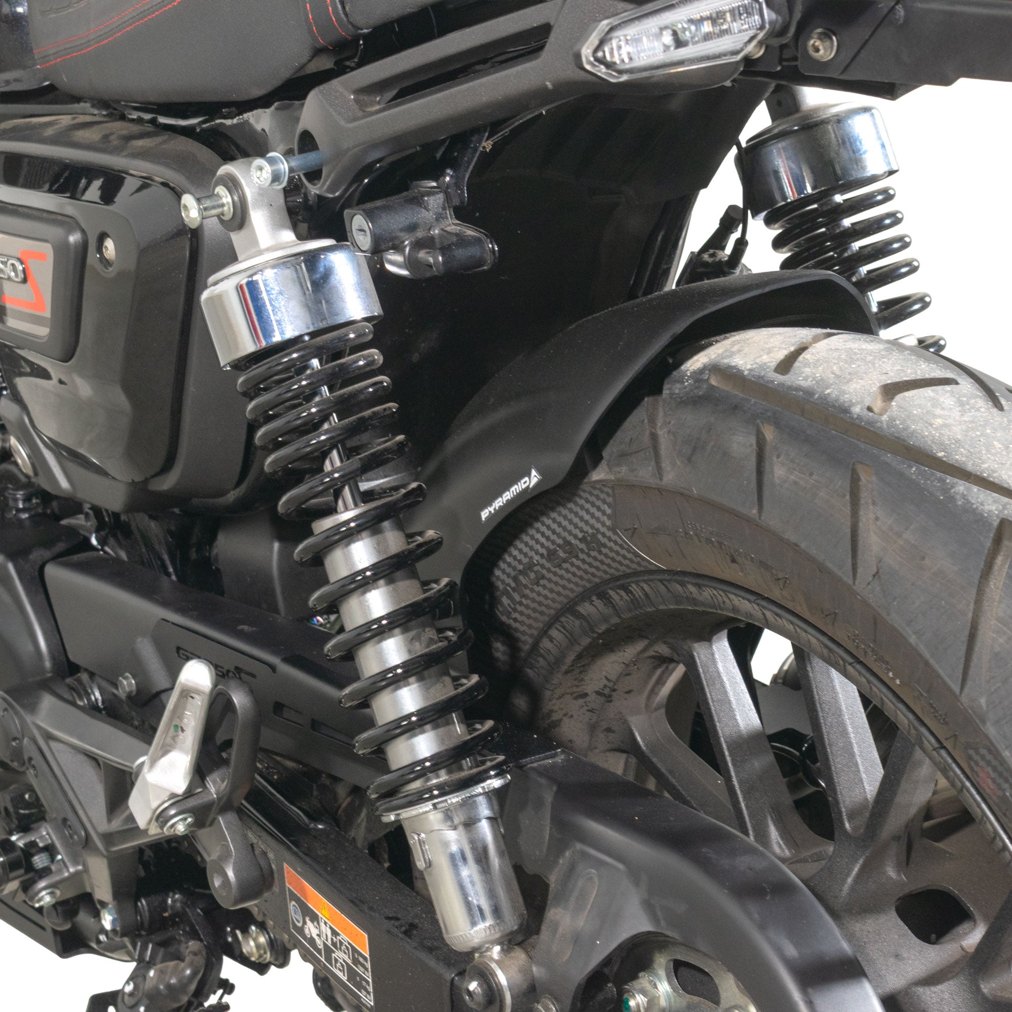 Pyramid Hugger | Matte Black | Honda GB350S 2025>Current -  Shop name