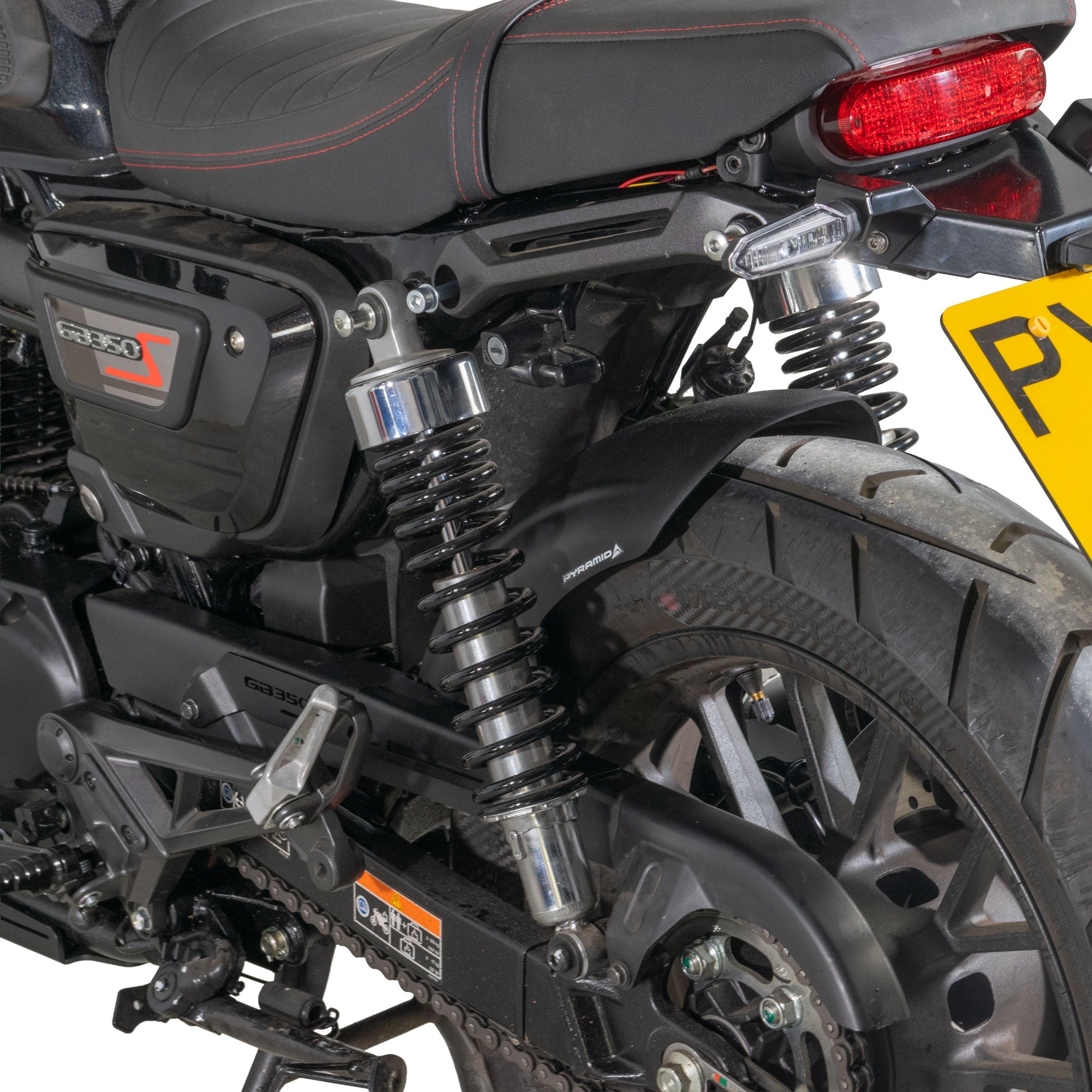 Pyramid Hugger | Matte Black | Honda GB350S 2025>Current -  Shop name