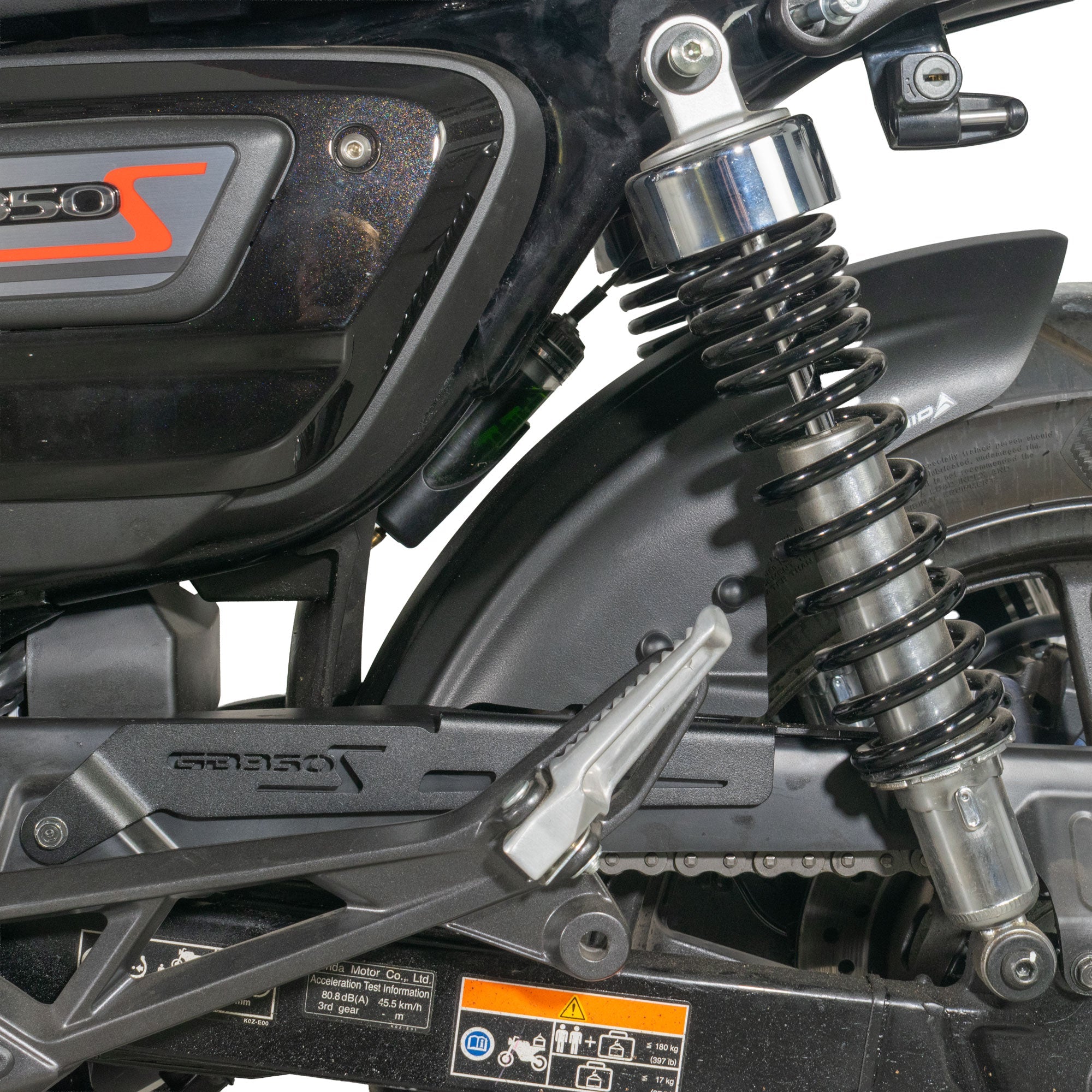 Pyramid Hugger | Matte Black | Honda GB350S 2025>Current -  Shop name