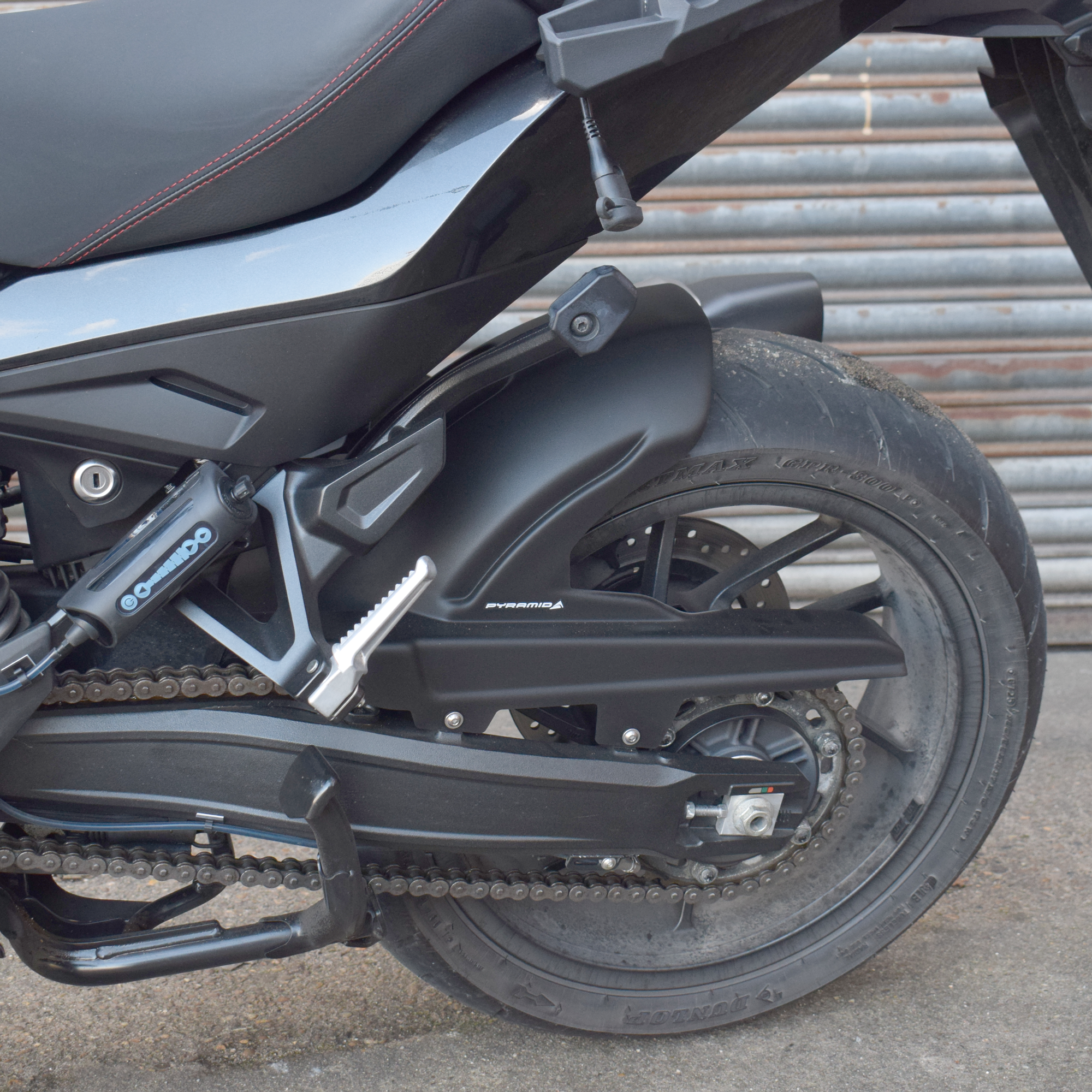 Pyramid Hugger | Matte Black | Honda NT 1100 2022>2024-Huggers-Pyramid Motorcycle Accessories