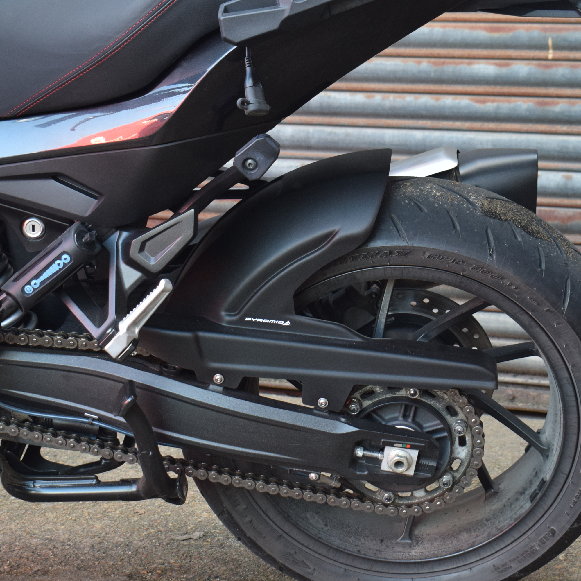 Pyramid Hugger | Matte Black | Honda NT 1100 2022>2024-Huggers-Pyramid Motorcycle Accessories