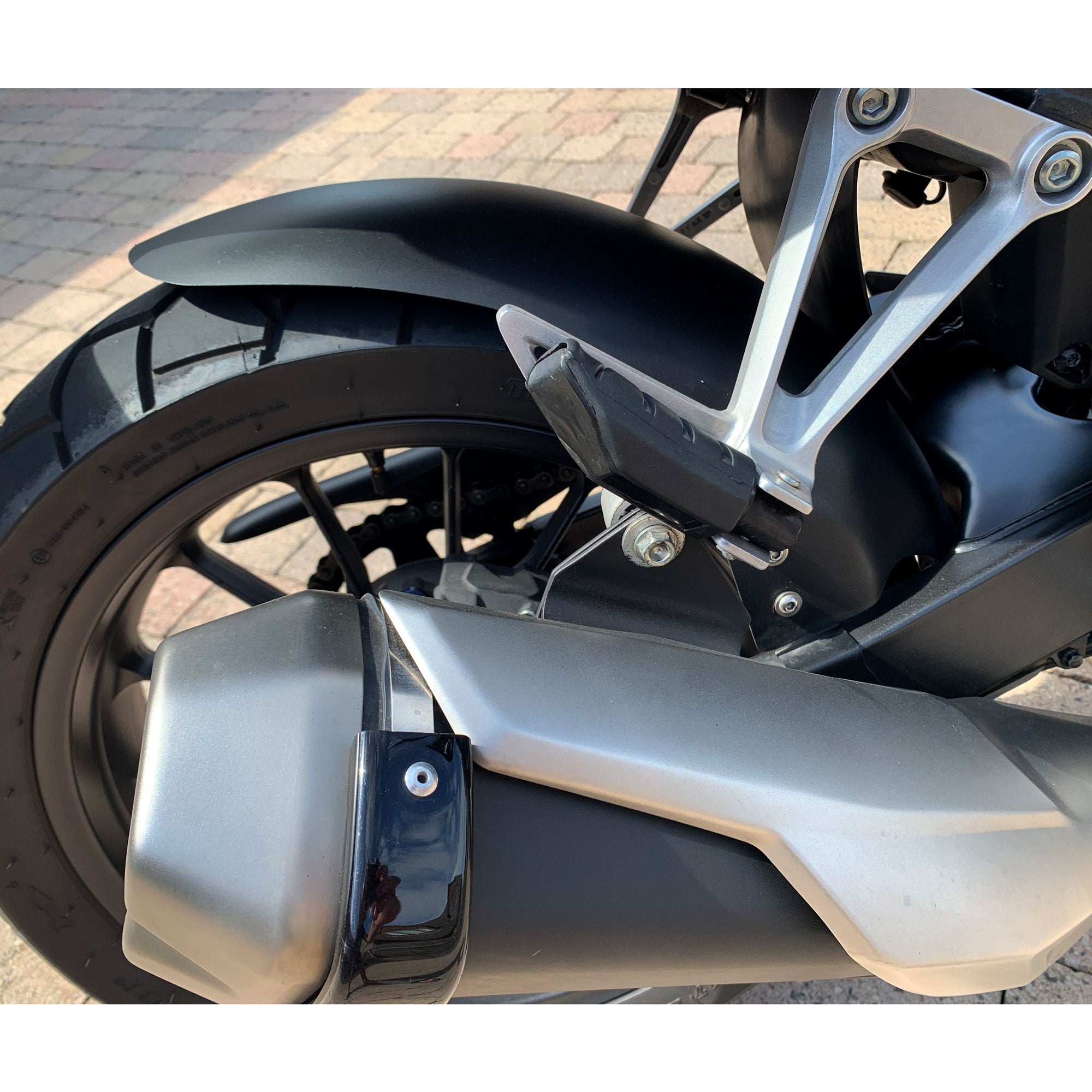 Pyramid Hugger | Matte Black | Honda NX 500 2024>Current-Huggers-Pyramid Motorcycle Accessories