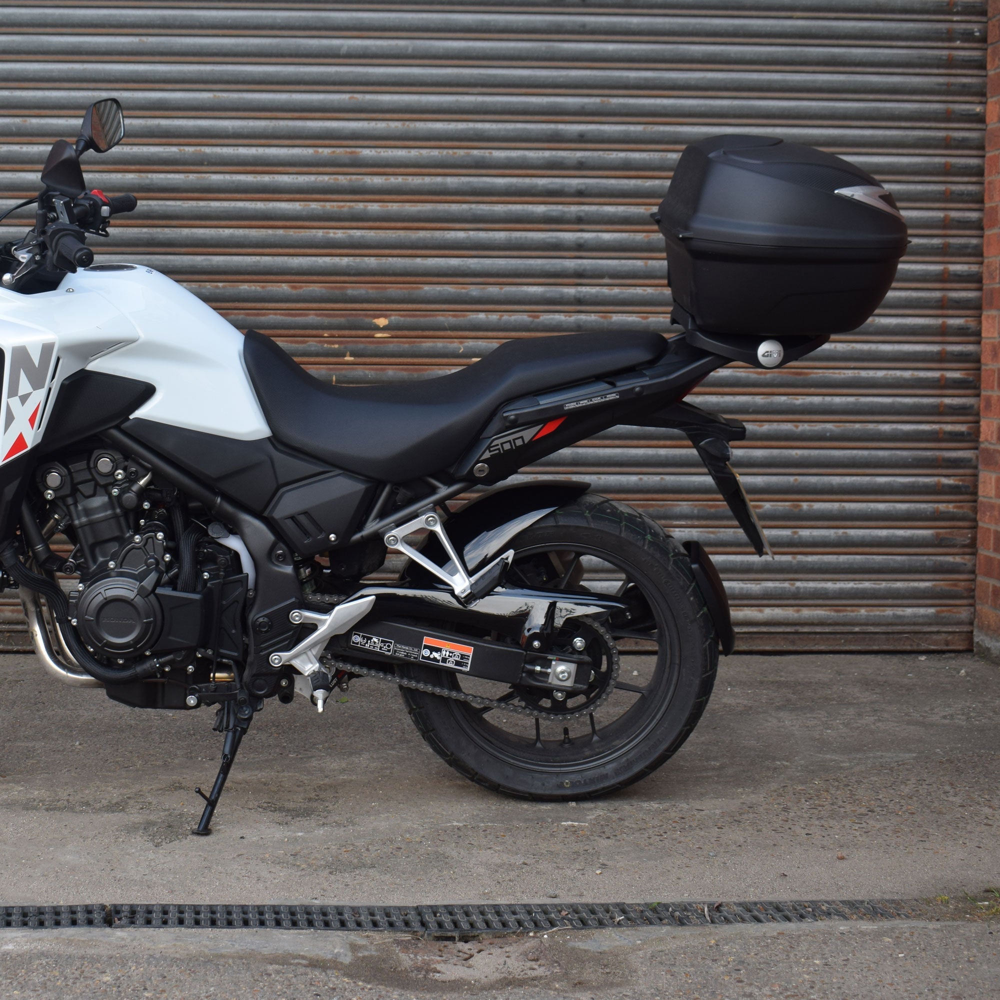 Pyramid Hugger | Matte Black | Honda NX 500 2024>Current-Huggers-Pyramid Motorcycle Accessories