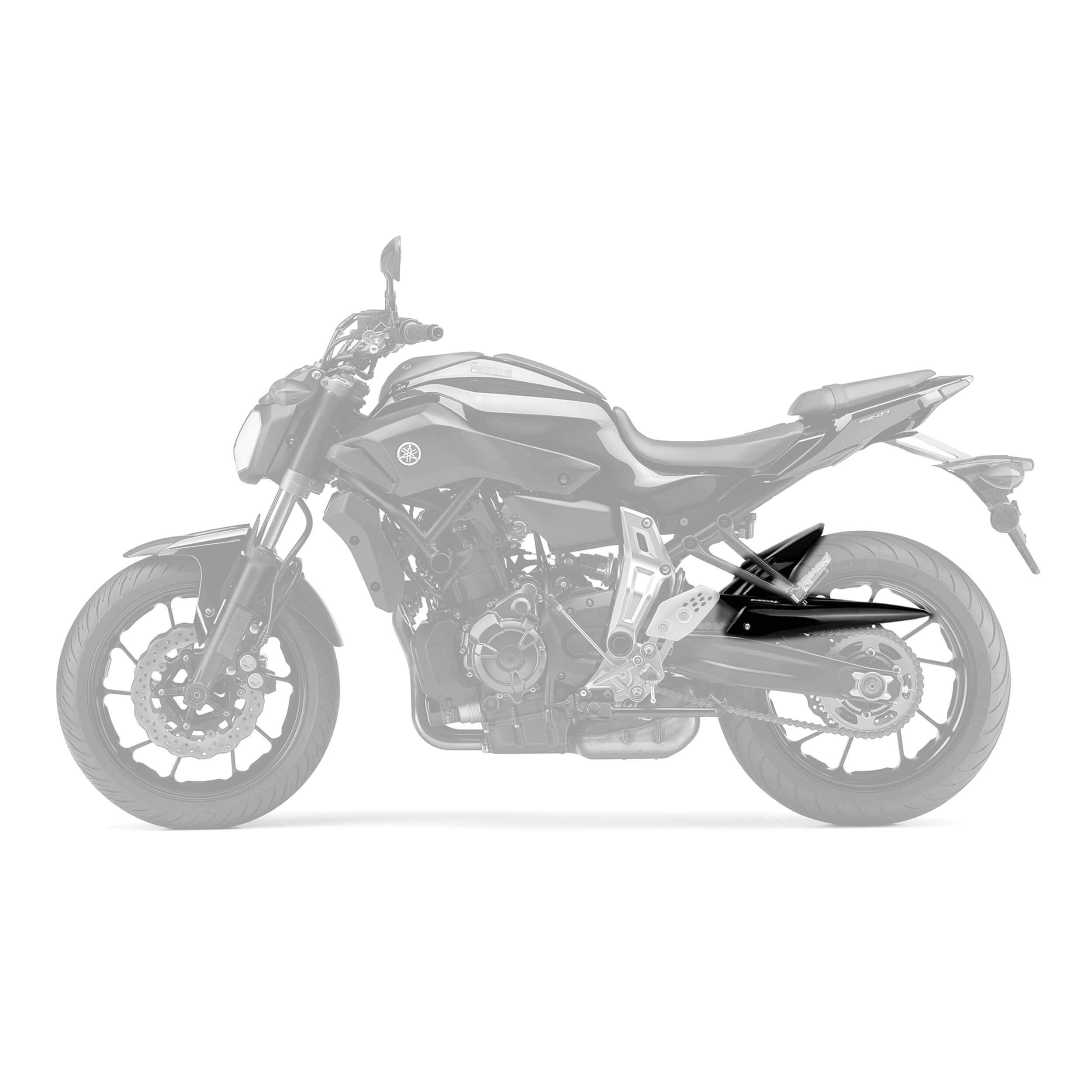 Pyramid Hugger | Matte Black | Yamaha MT-07 2013>2024 -  Shop name