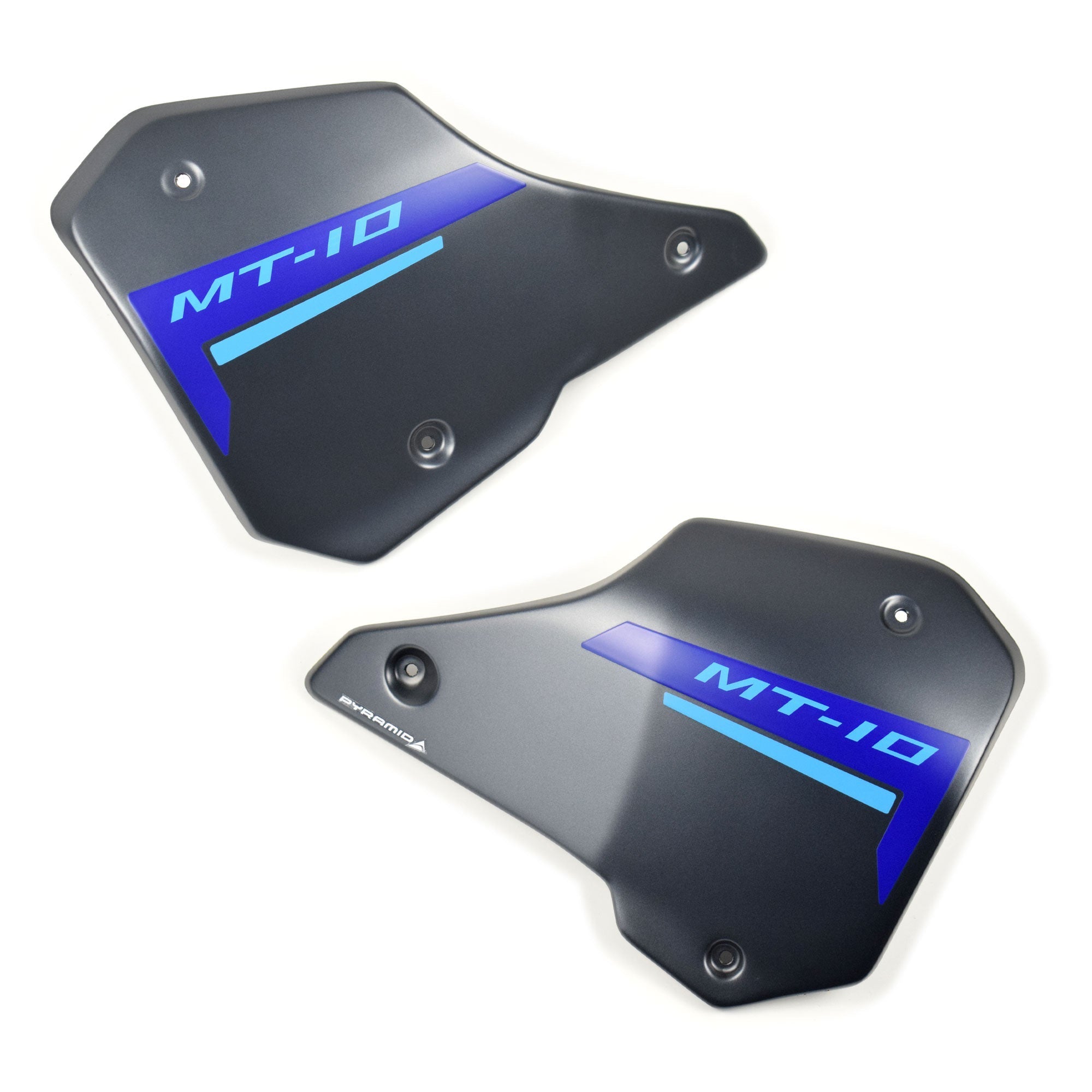 Pyramid Infill Panels | Icon Blue Colours | Yamaha MT-10 2022>-22195P-Infill Panels-Pyramid Motorcycle Accessories