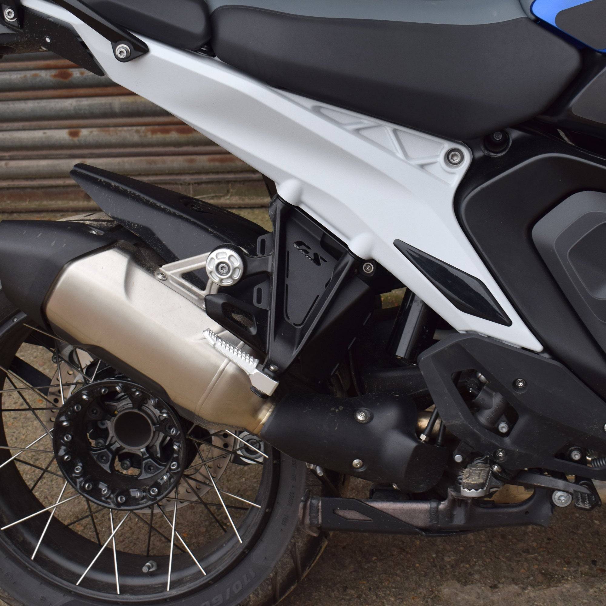 Pyramid Infill Panels | Matte Black | BMW R 1300 GS 2023>-24425M-Engine Covers-Pyramid Motorcycle Accessories