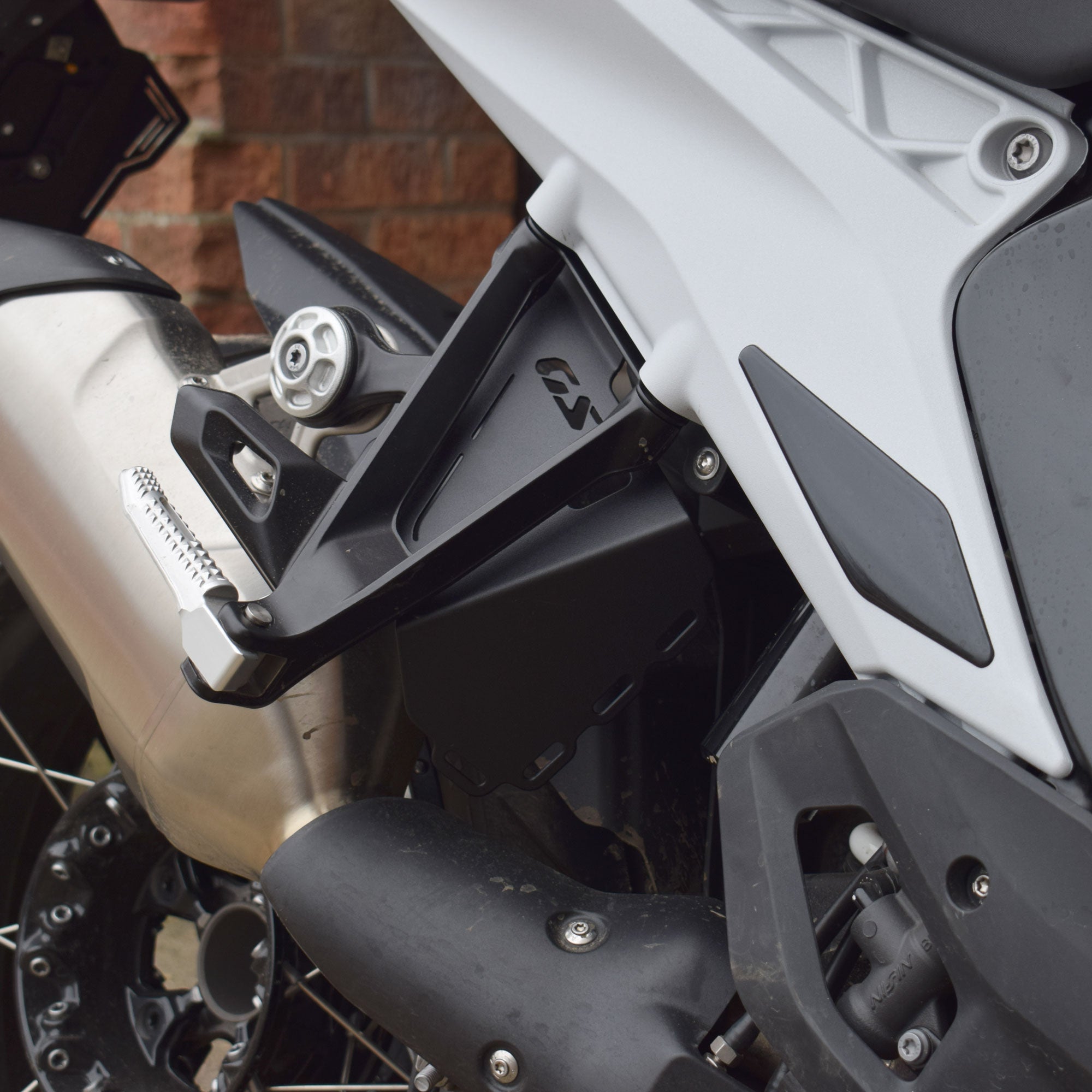 Pyramid Infill Panels | Matte Black | BMW R 1300 GS 2023>-24425M-Engine Covers-Pyramid Motorcycle Accessories