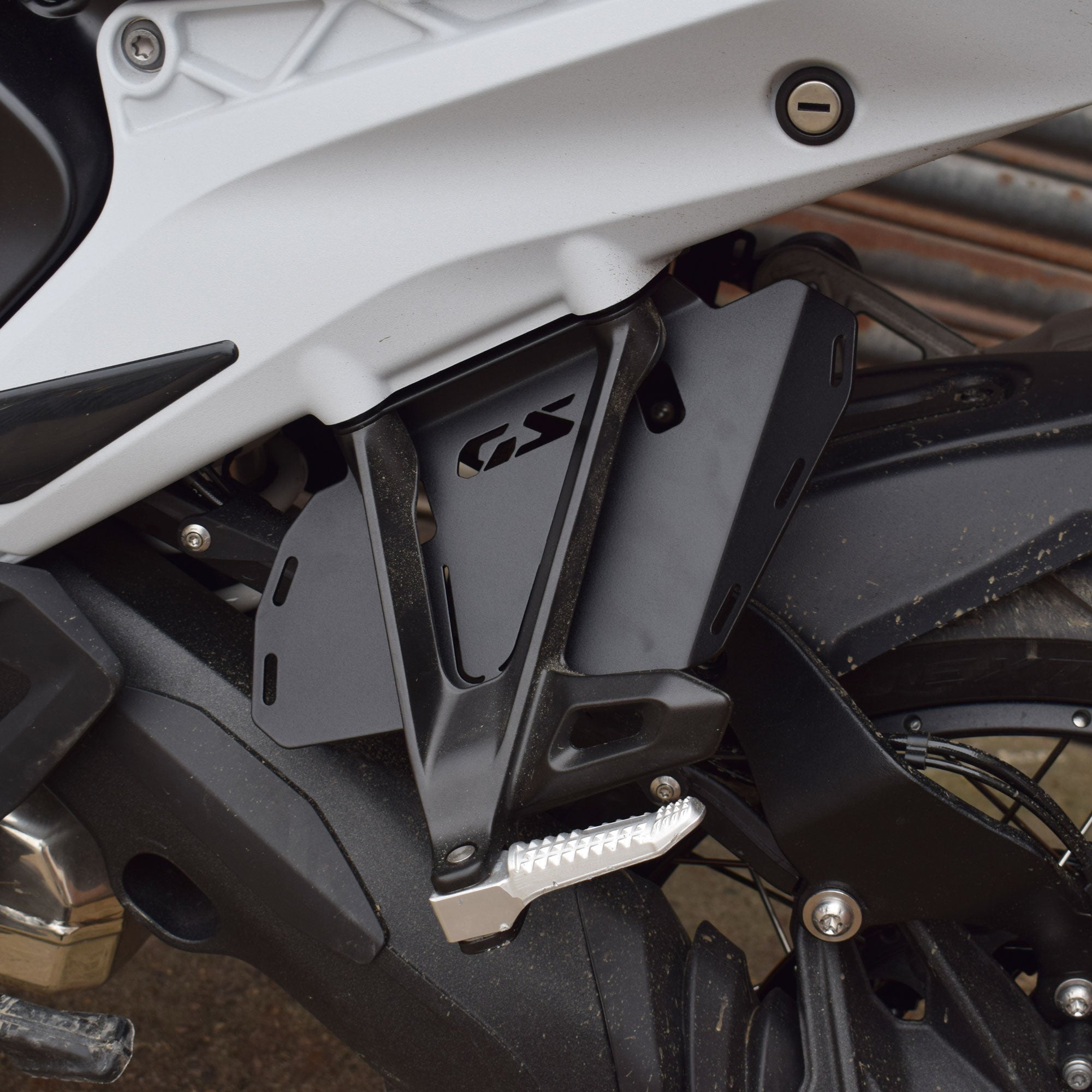 Pyramid Infill Panels | Matte Black | BMW R 1300 GS 2023>-24425M-Engine Covers-Pyramid Motorcycle Accessories