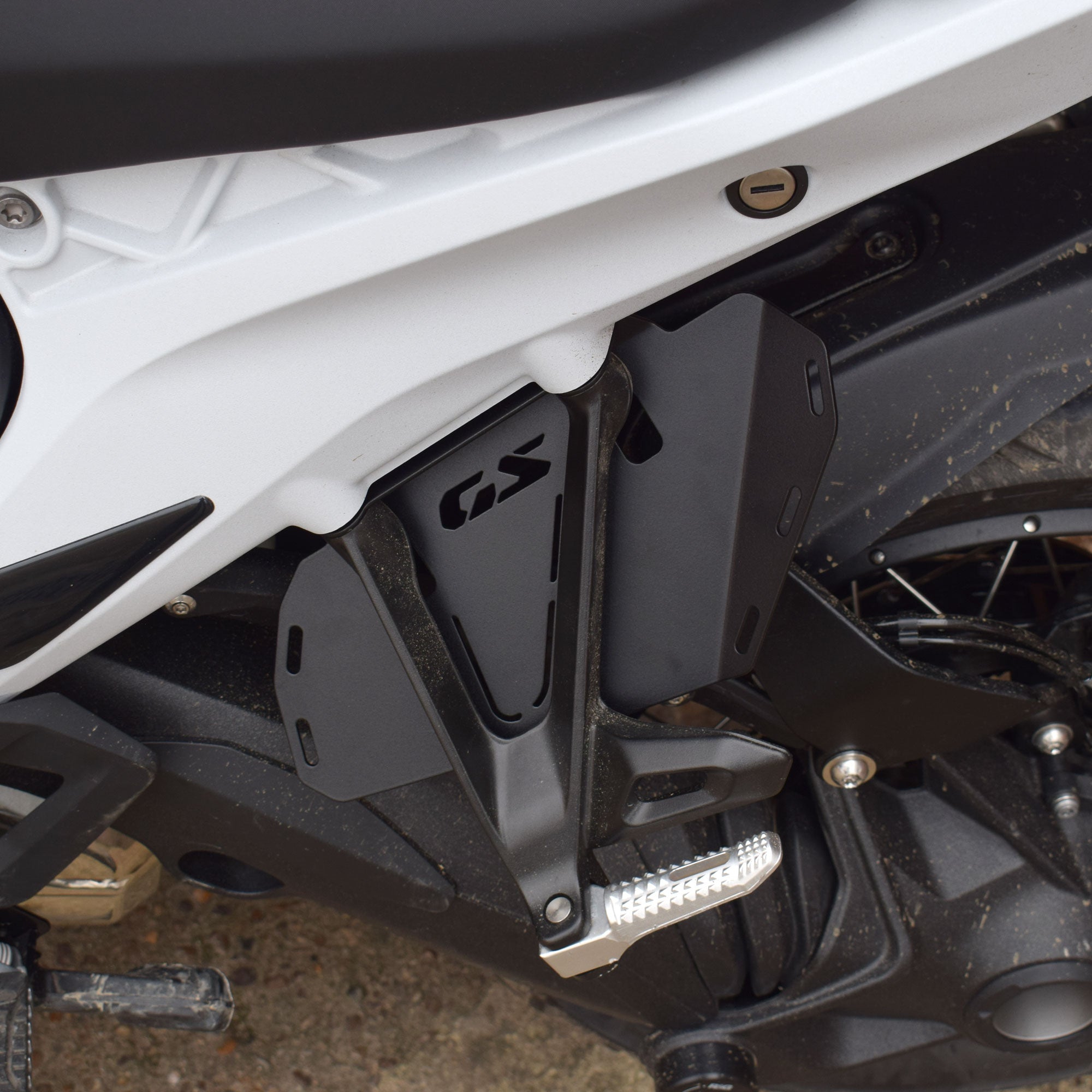 Pyramid Infill Panels | Matte Black | BMW R 1300 GS 2023>-24425M-Engine Covers-Pyramid Motorcycle Accessories