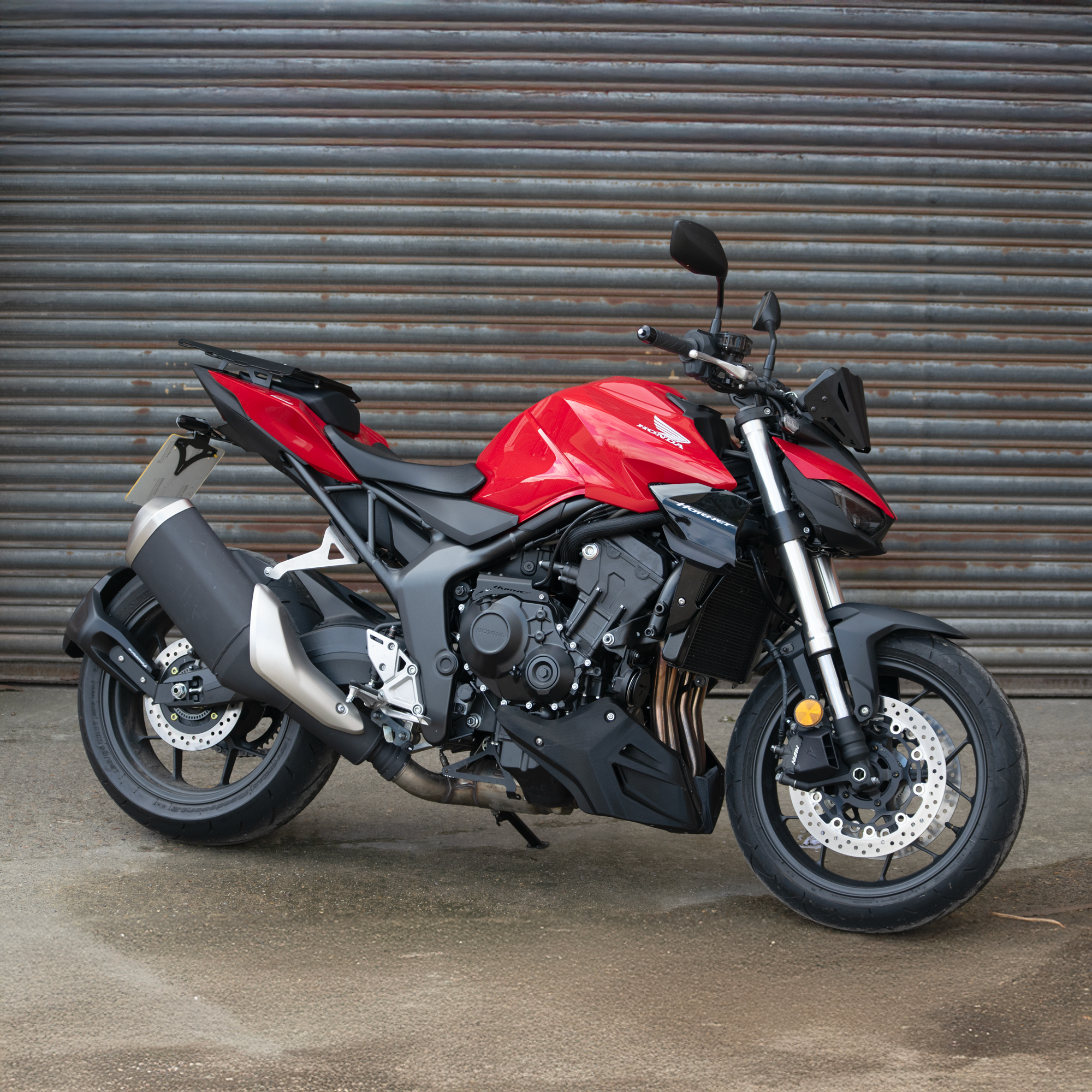 Pyramid Metal Fly Screen | Matte Black | Honda CB1000 Hornet inc SP 2025>Current -  Shop name