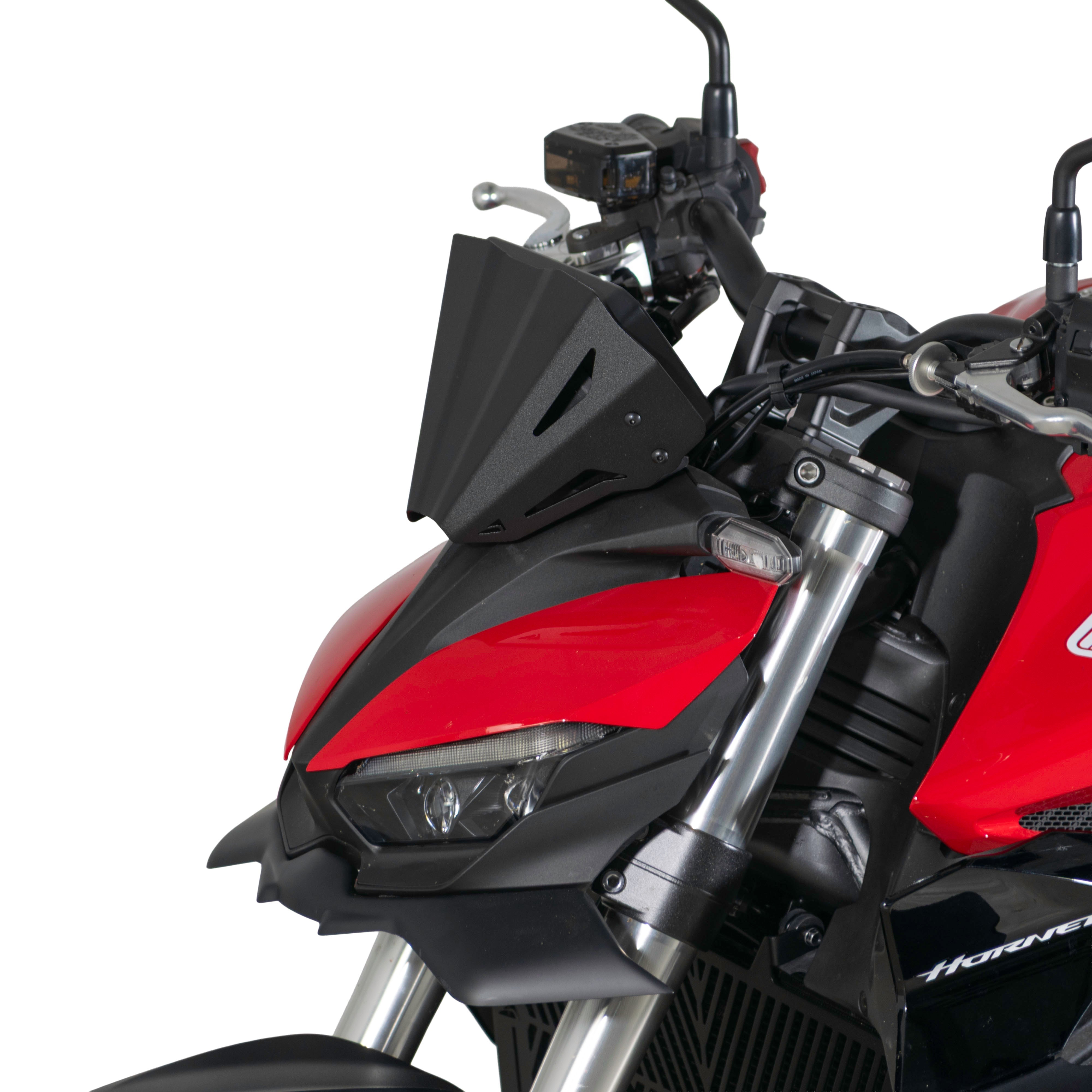 Pyramid Metal Fly Screen | Matte Black | Honda CB1000 Hornet inc SP 2025>Current -   Pyramid Motorcycle Accessories