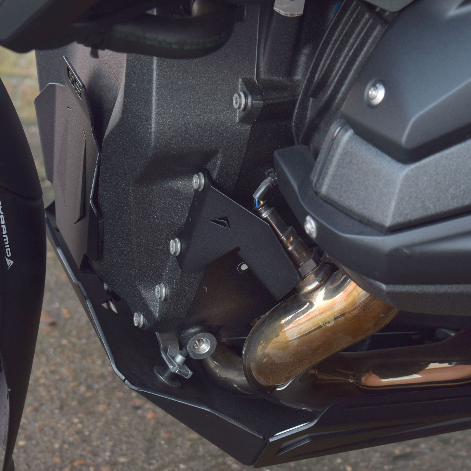 Pyramid Oxygen Sensor Covers | Matte Black | BMW R 1300 GS 2023>2025-Engine Covers-Pyramid Motorcycle Accessories