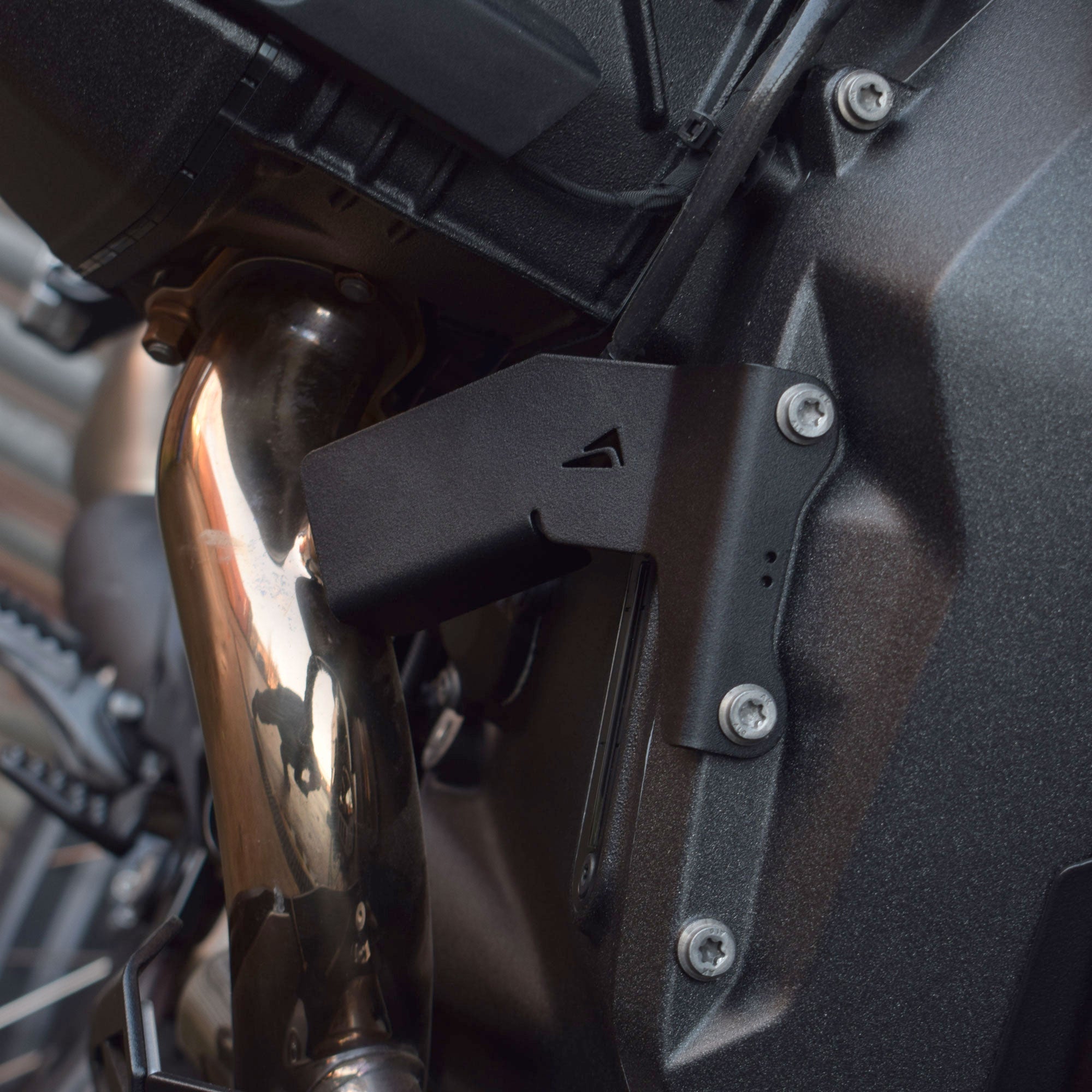 Pyramid Oxygen Sensor Covers | Matte Black | BMW R 1300 GS 2023>2025-Engine Covers-Pyramid Motorcycle Accessories