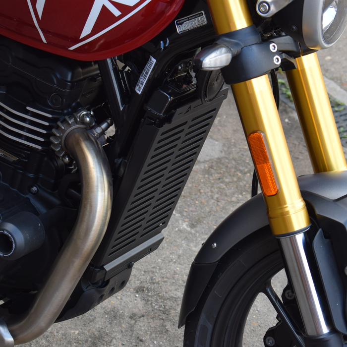 Pyramid Radiator Guard | Matte Black | Triumph Speed 400 2024>Current