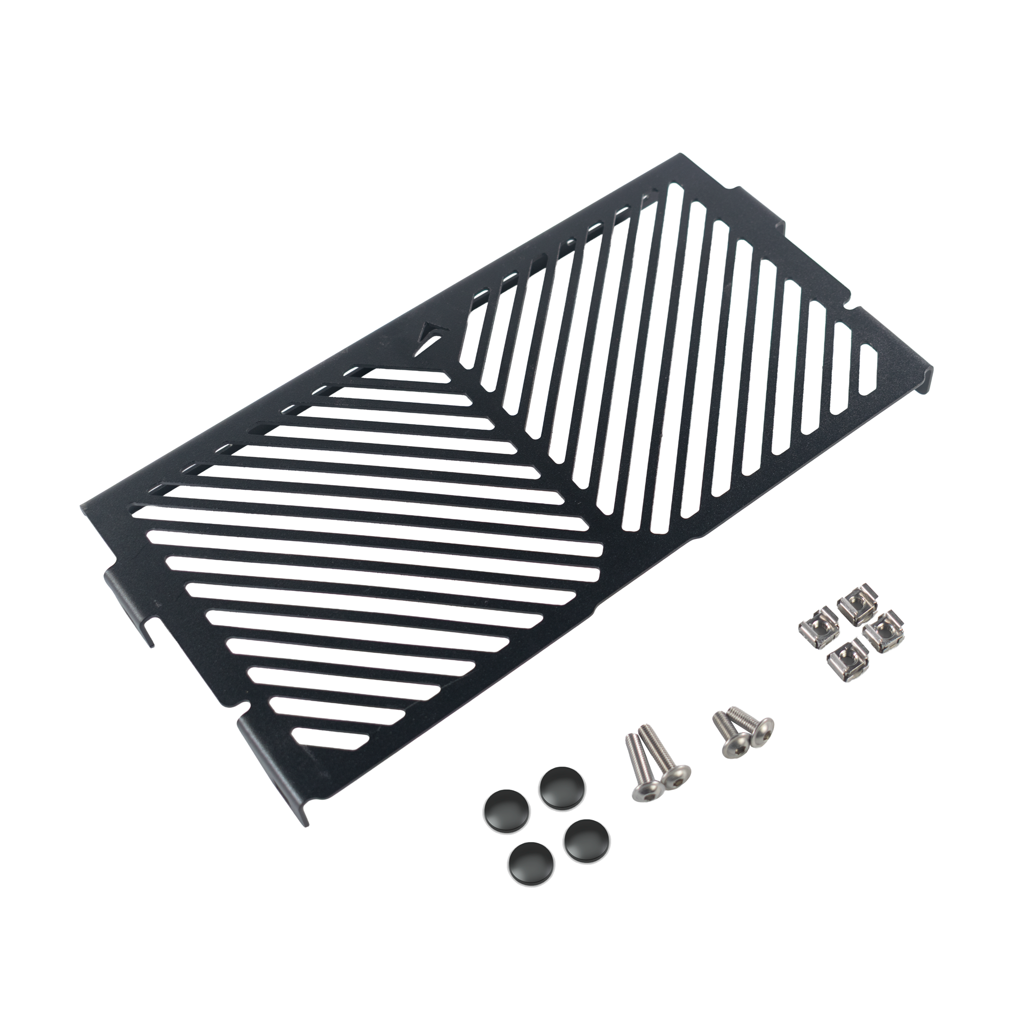 Pyramid Radiator Guard | Matte Black | Yamaha MT-07 2025>Current-Radiator Guards-Pyramid Motorcycle Accessories