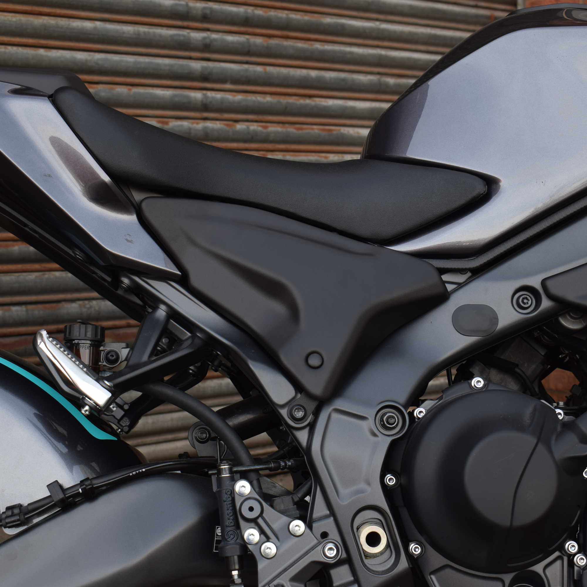 Pyramid Rear Infill Panels | Matte Black | Yamaha MT-09 2024>Current-Infill Panels-Pyramid Motorcycle Accessories