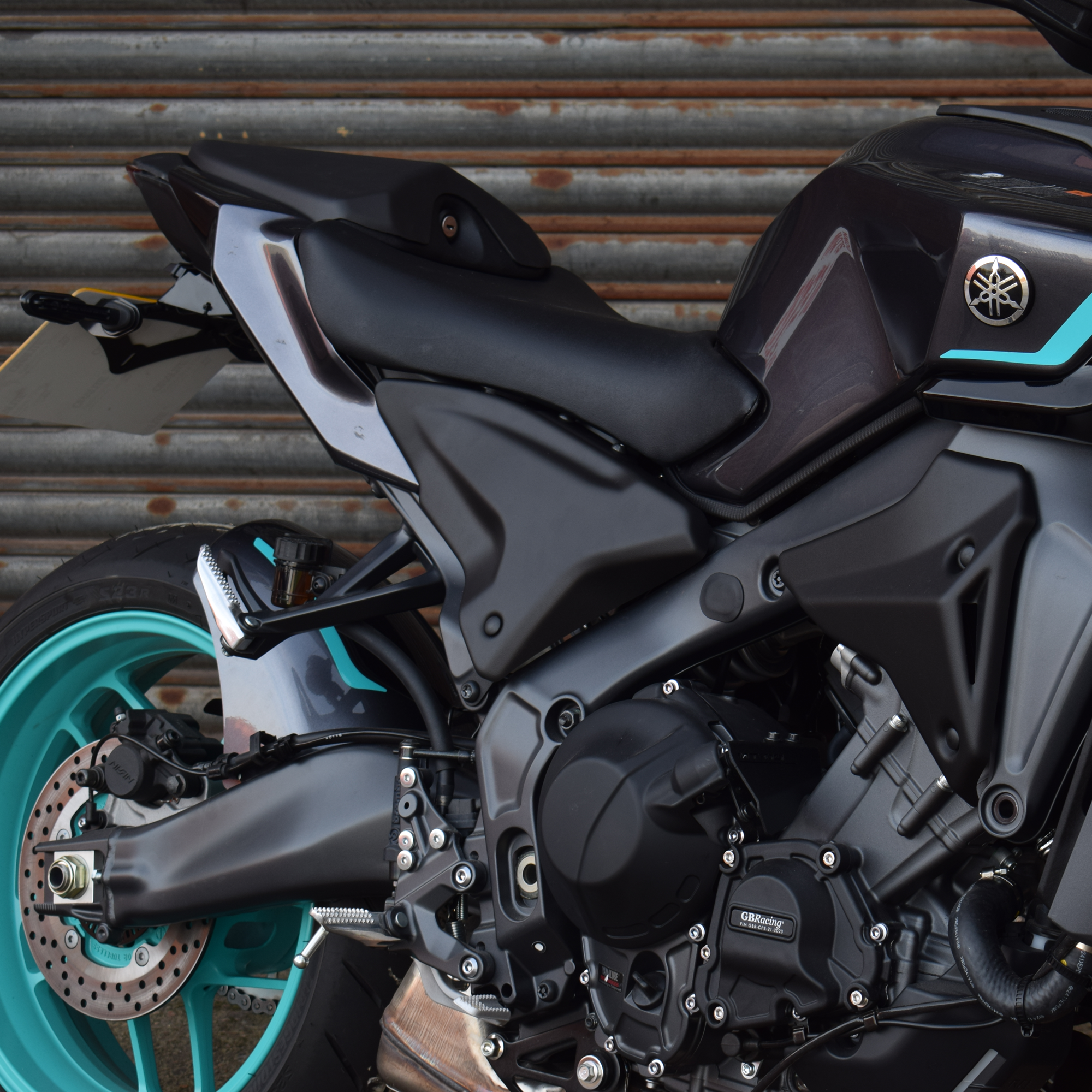 Pyramid Rear Infill Panels | Matte Black | Yamaha MT-09 2024>Current-Infill Panels-Pyramid Motorcycle Accessories