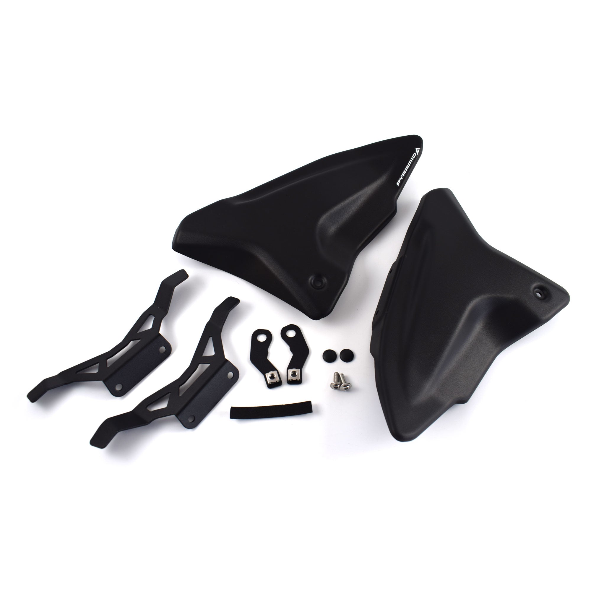 Pyramid Rear Infill Panels | Matte Black | Yamaha MT-09 2024>Current-Infill Panels-Pyramid Motorcycle Accessories