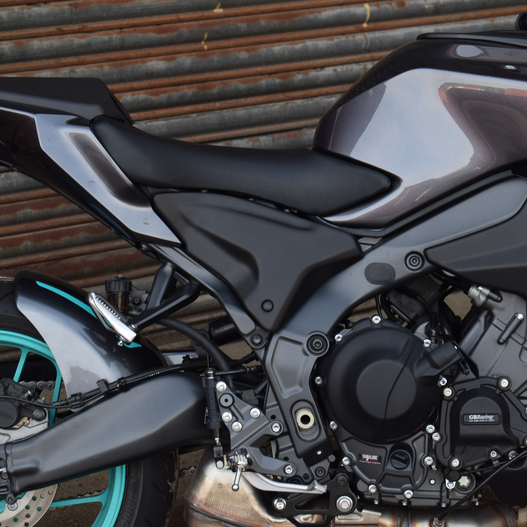 Pyramid Rear Infill Panels | Matte Black | Yamaha MT-09 2024>Current-Infill Panels-Pyramid Motorcycle Accessories