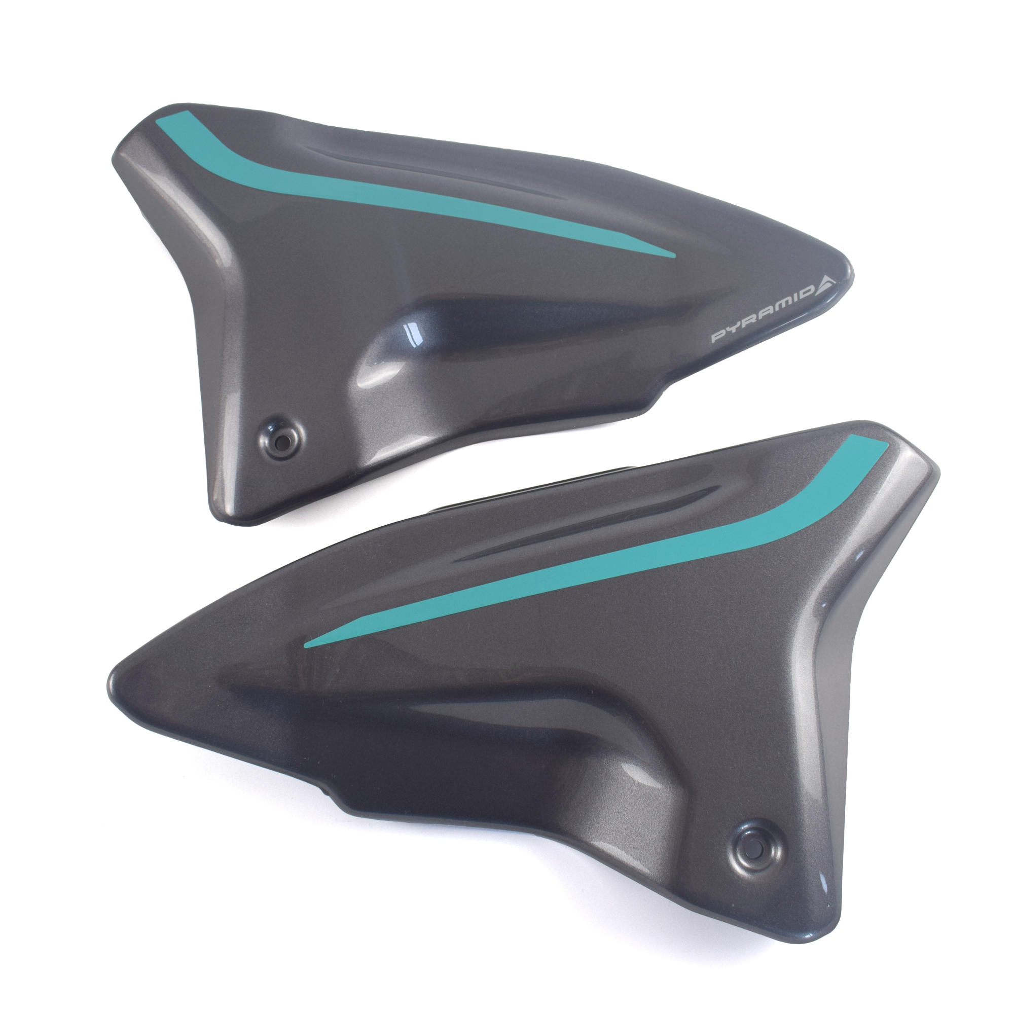 Pyramid Rear Infill Panels | Midnight Cyan | Yamaha MT-09 2024>Current-Infill Panels-Pyramid Motorcycle Accessories