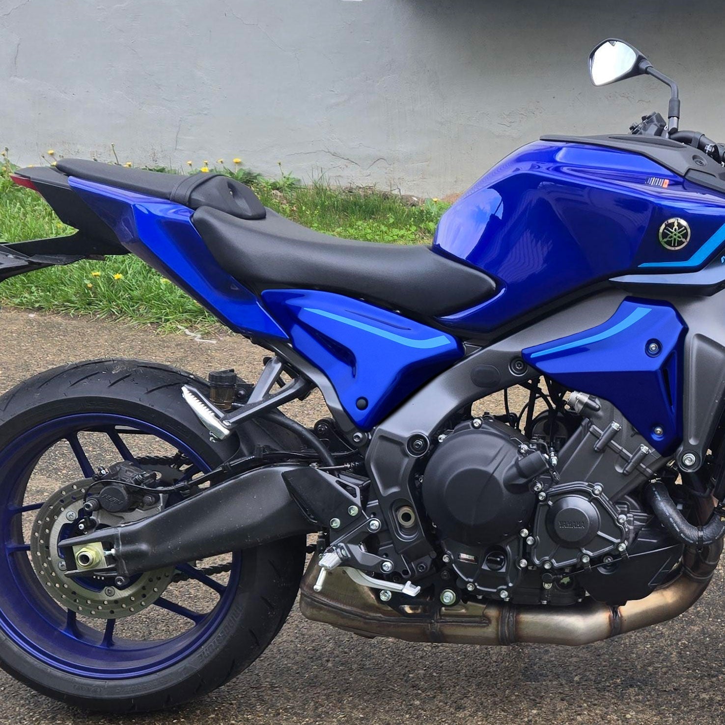 Pyramid Rear Infill Panels | Yamaha Blue | Yamaha MT-09 2024>Current-Infill Panels-Pyramid Motorcycle Accessories