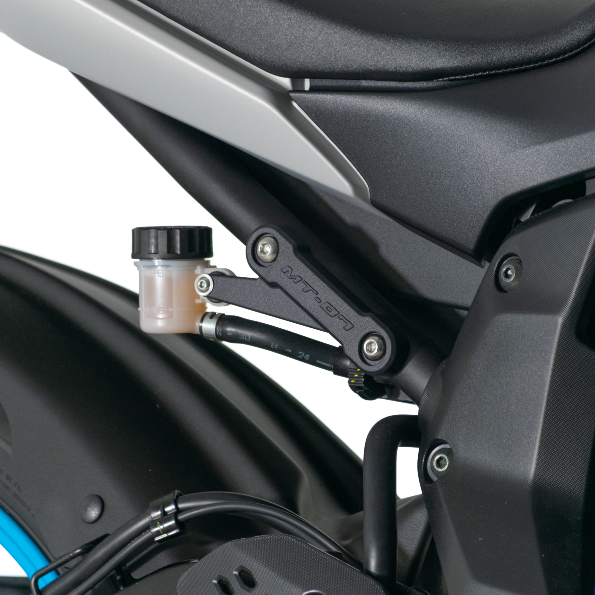 Pyramid Rear Peg Blanking Blocks | Matte Black | Yamaha MT-07 2025>Current-Footpegs-Pyramid Motorcycle Accessories
