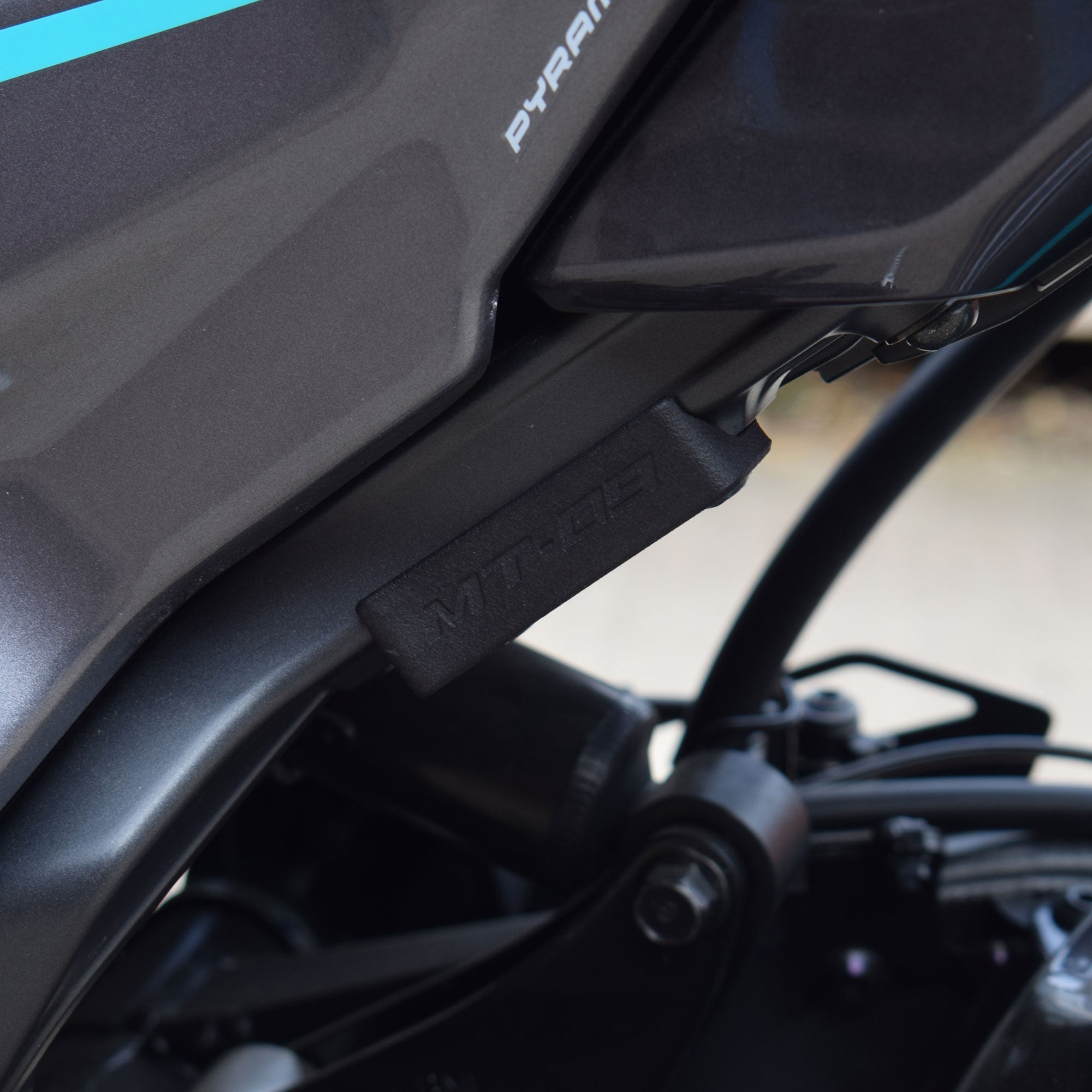 Pyramid Rear Peg Blanking Blocks | Matte Black | Yamaha MT-09 inc SP 2024>Current -  Shop name
