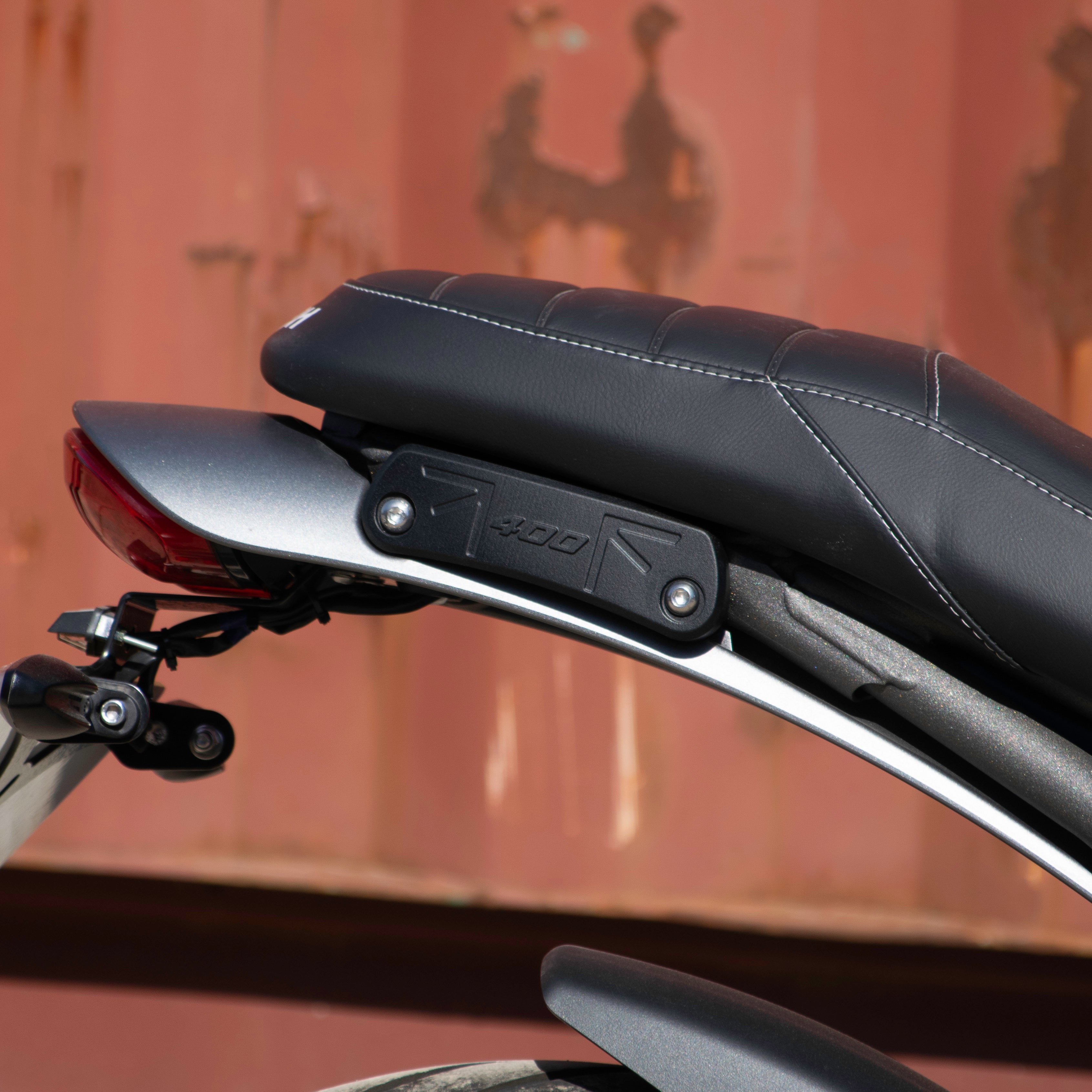 Pyramid Rear Rack Blanking Blocks | Matte Black | Triumph Speed 400 2024>Current-Footpegs-Pyramid Motorcycle Accessories