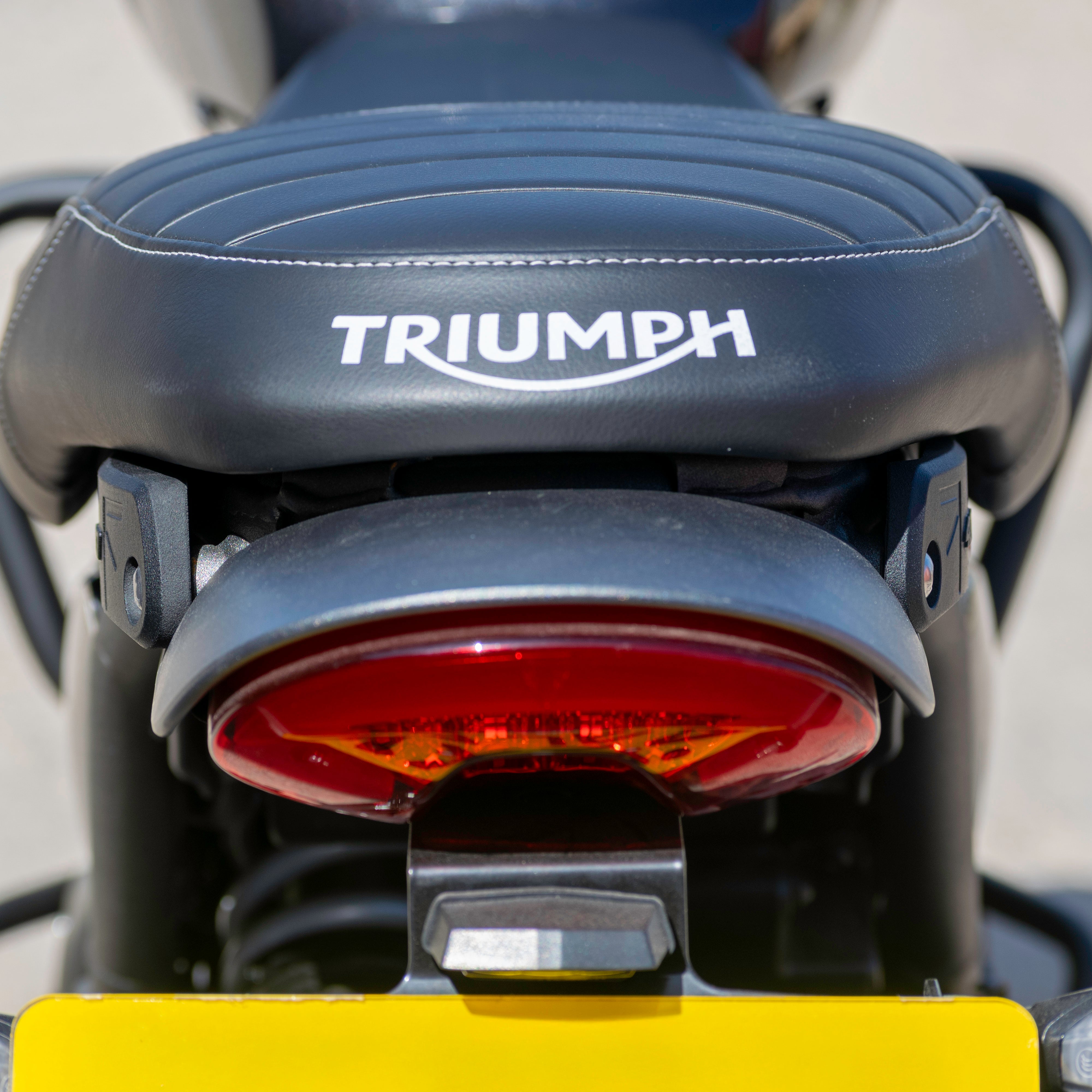 Pyramid Rear Rack Blanking Blocks | Matte Black | Triumph Speed 400 2024>Current-Footpegs-Pyramid Motorcycle Accessories