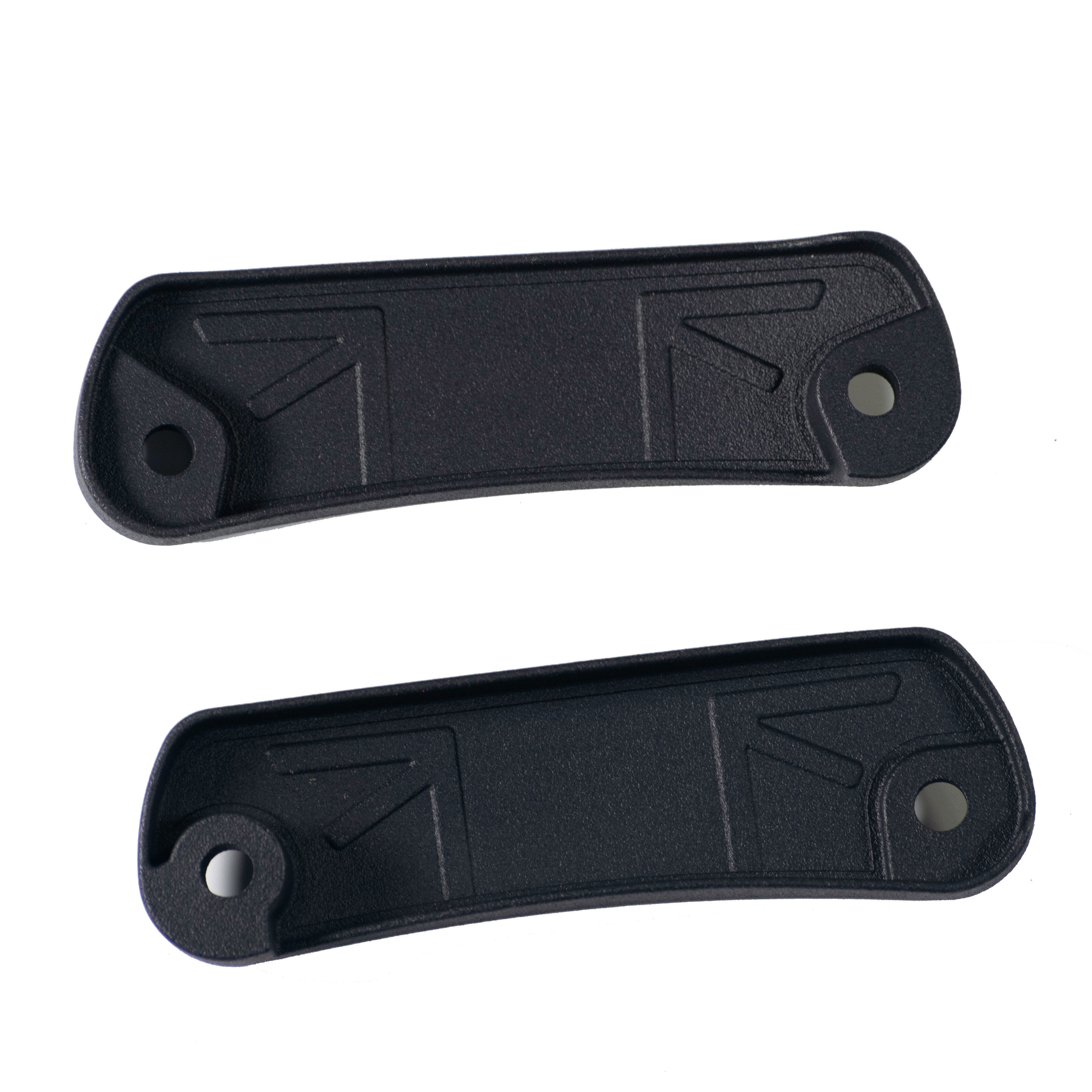 Pyramid Rear Rack Blanking Blocks | Matte Black | Triumph Speed 400 2024>Current-Footpegs-Pyramid Motorcycle Accessories