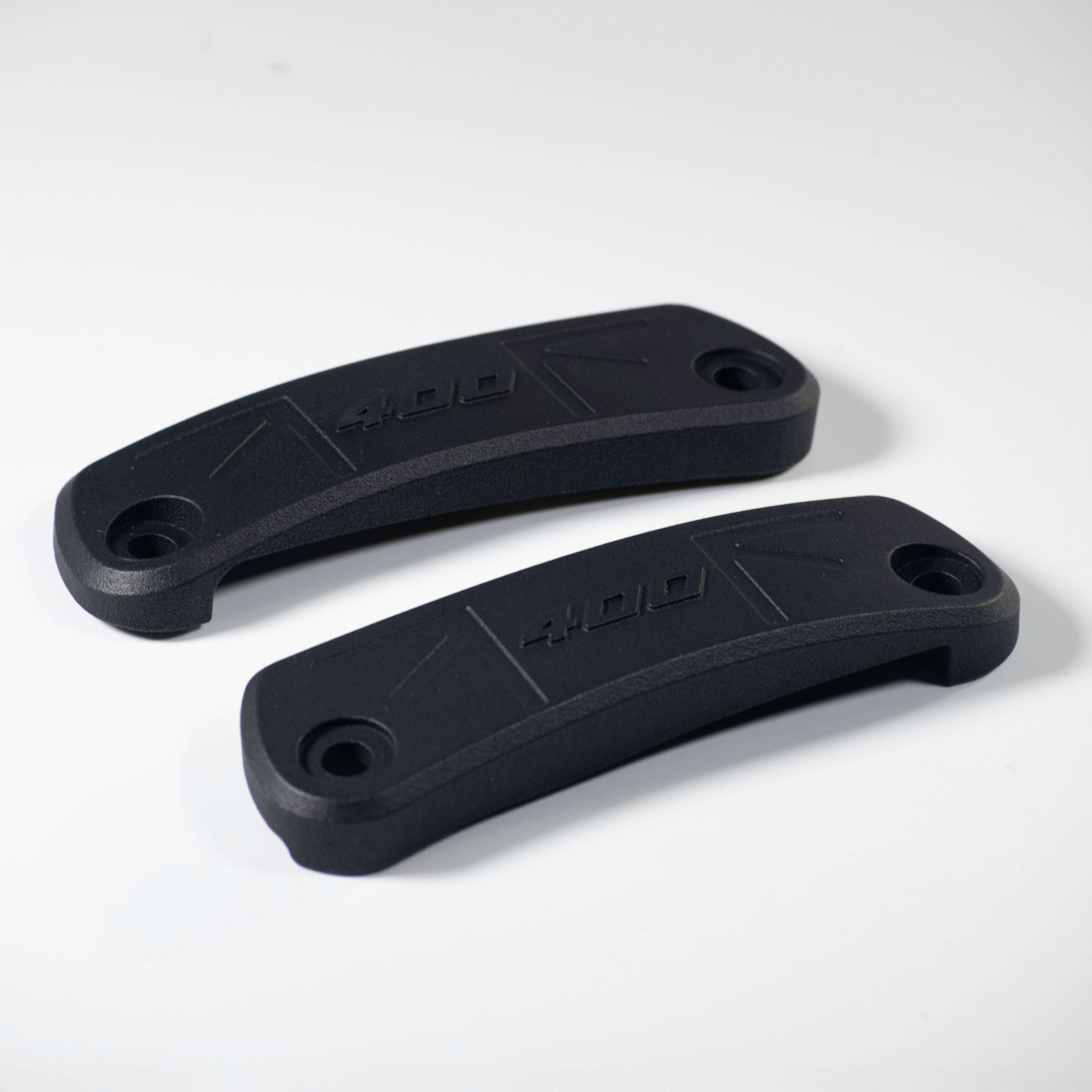 Pyramid Rear Rack Blanking Blocks | Matte Black | Triumph Speed 400 2024>Current-Footpegs-Pyramid Motorcycle Accessories