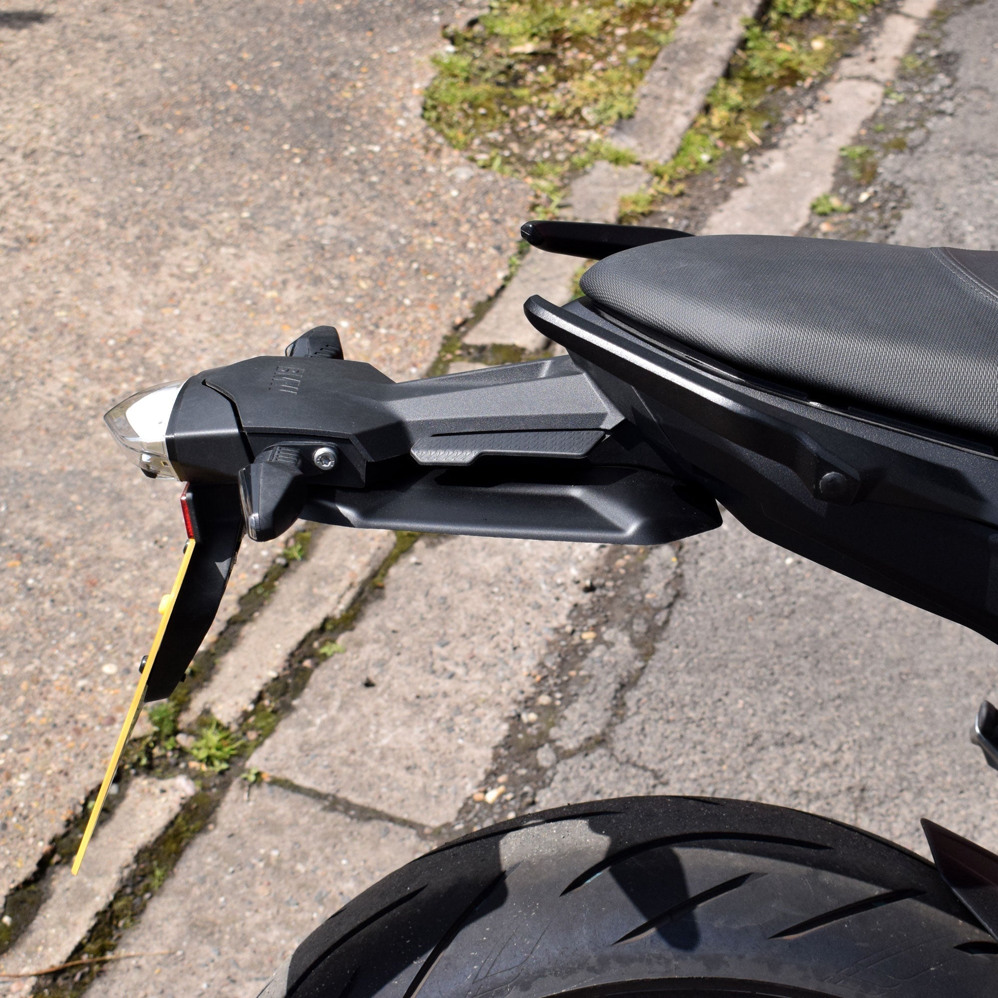 Pyramid Rear Splash Protector | Matte Black | BMW F 900 R 2020>2024 -   Pyramid Motorcycle Accessories