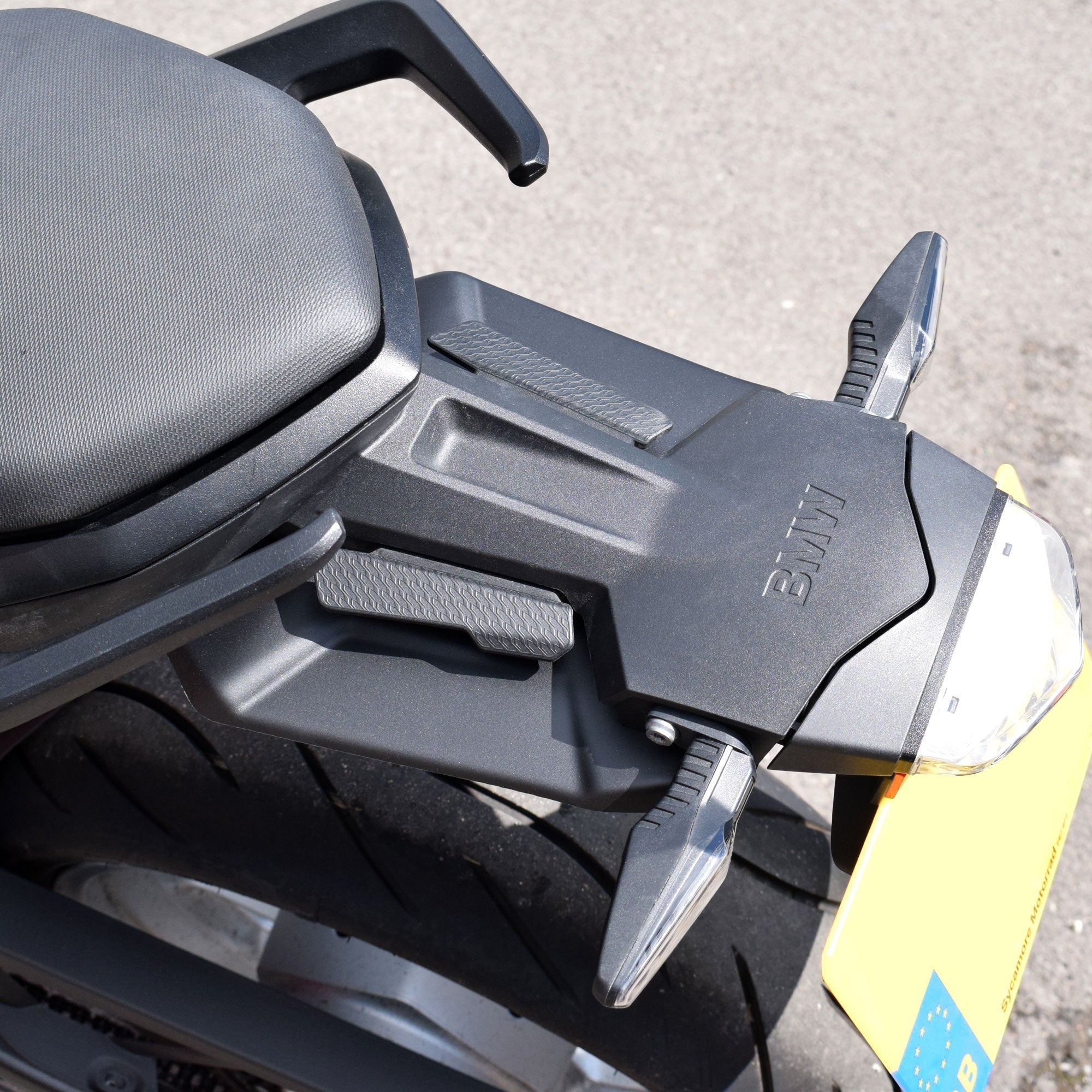 Pyramid Rear Splash Protector | Matte Black | BMW F 900 XR 2020>2024 -   Pyramid Motorcycle Accessories