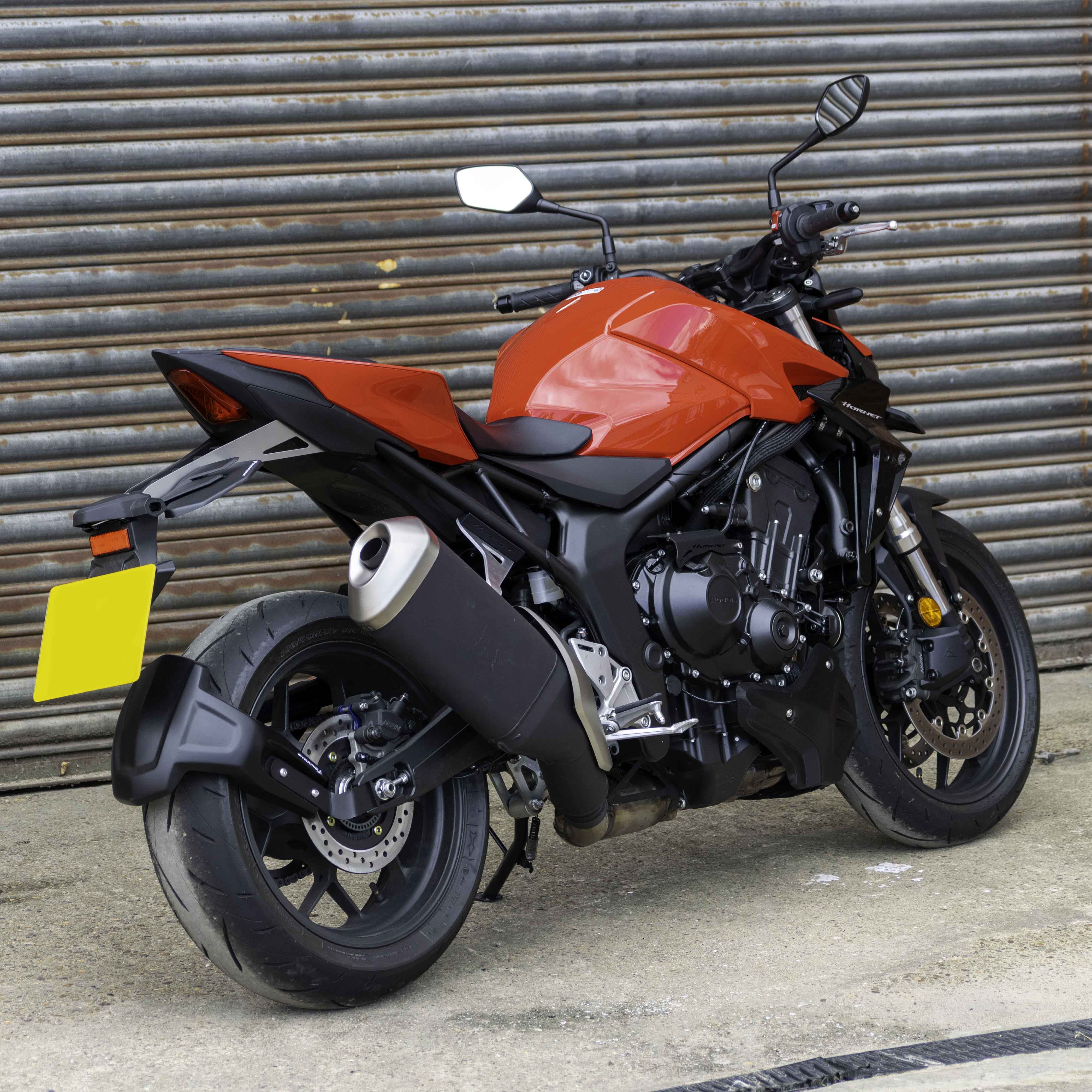 Pyramid Rear Splash Protector | Matte Black | Honda CB1000 Hornet inc SP 2025>Current -  Shop name
