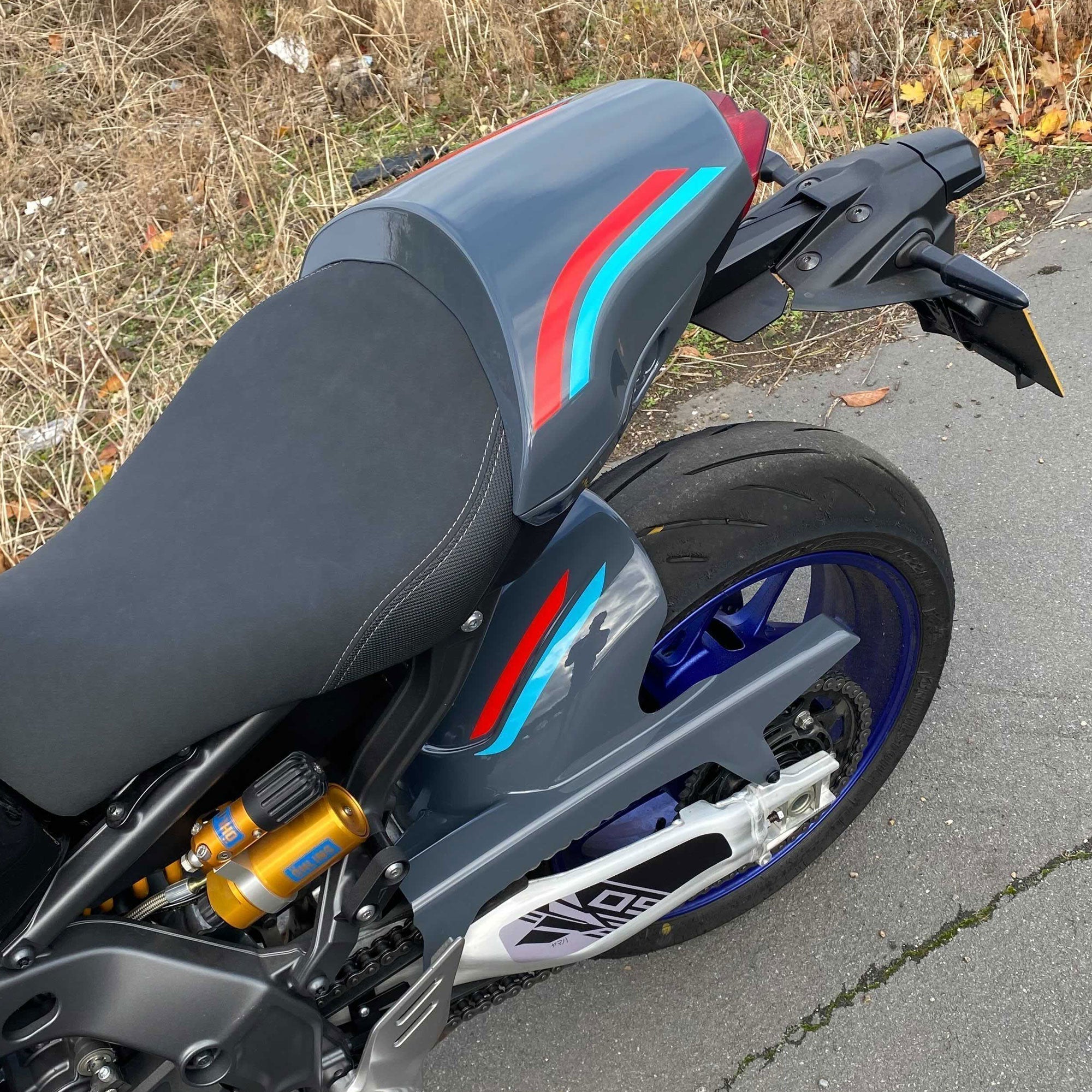Pyramid Seat Cowl | Icon Blue Colours | Yamaha MT-09 2022>2023 -  Shop name