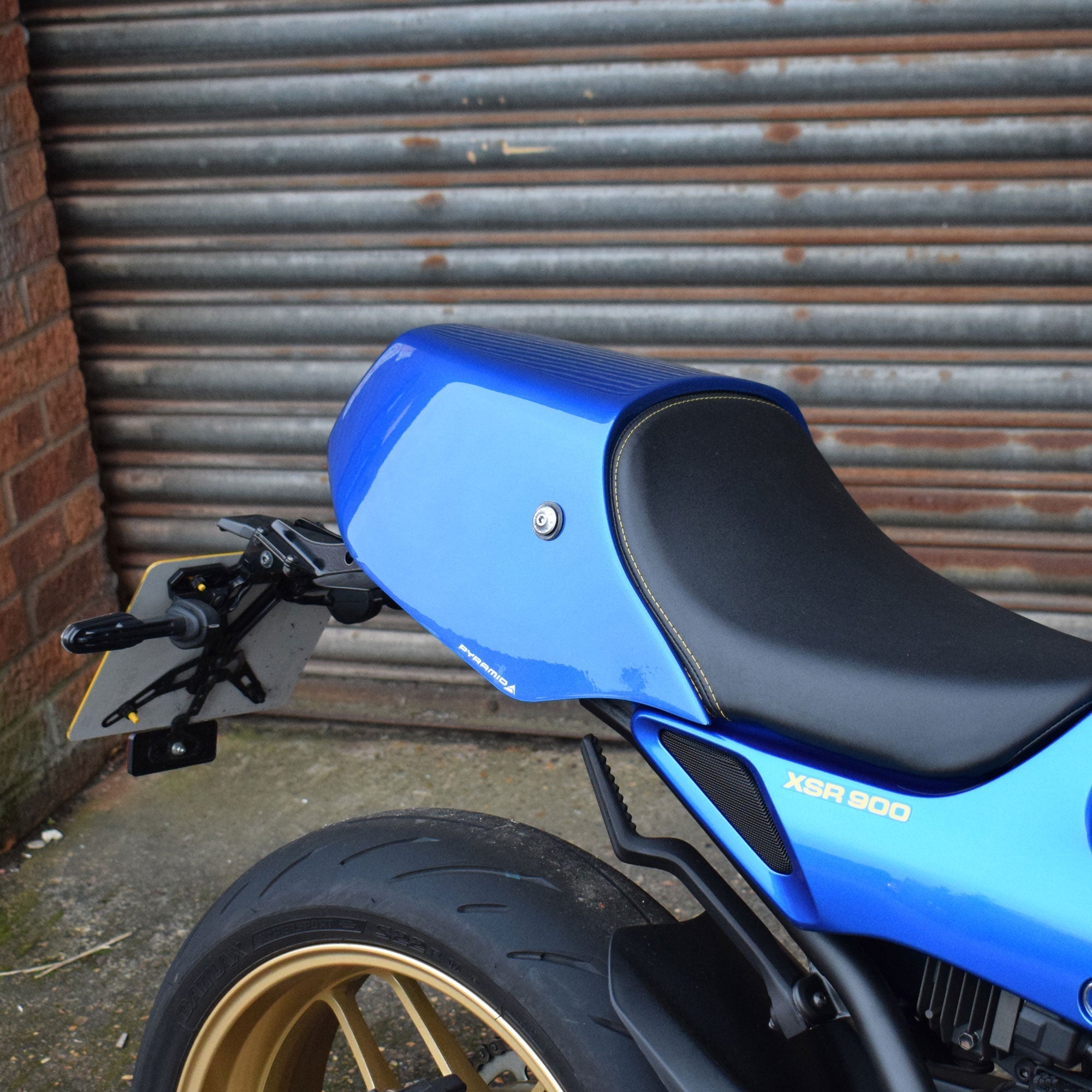 Pyramid Seat Cowl | Legend Blue | Yamaha XSR900 2022>2024-Seat Cowls-Pyramid Motorcycle Accessories