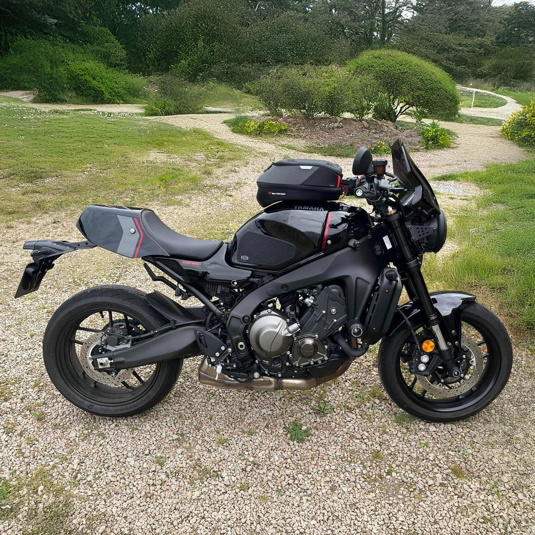Pyramid Seat Cowl | Midnight Black (USA: Raven Black) | Yamaha XSR900 2022>2023-Seat Cowls-Pyramid Motorcycle Accessories