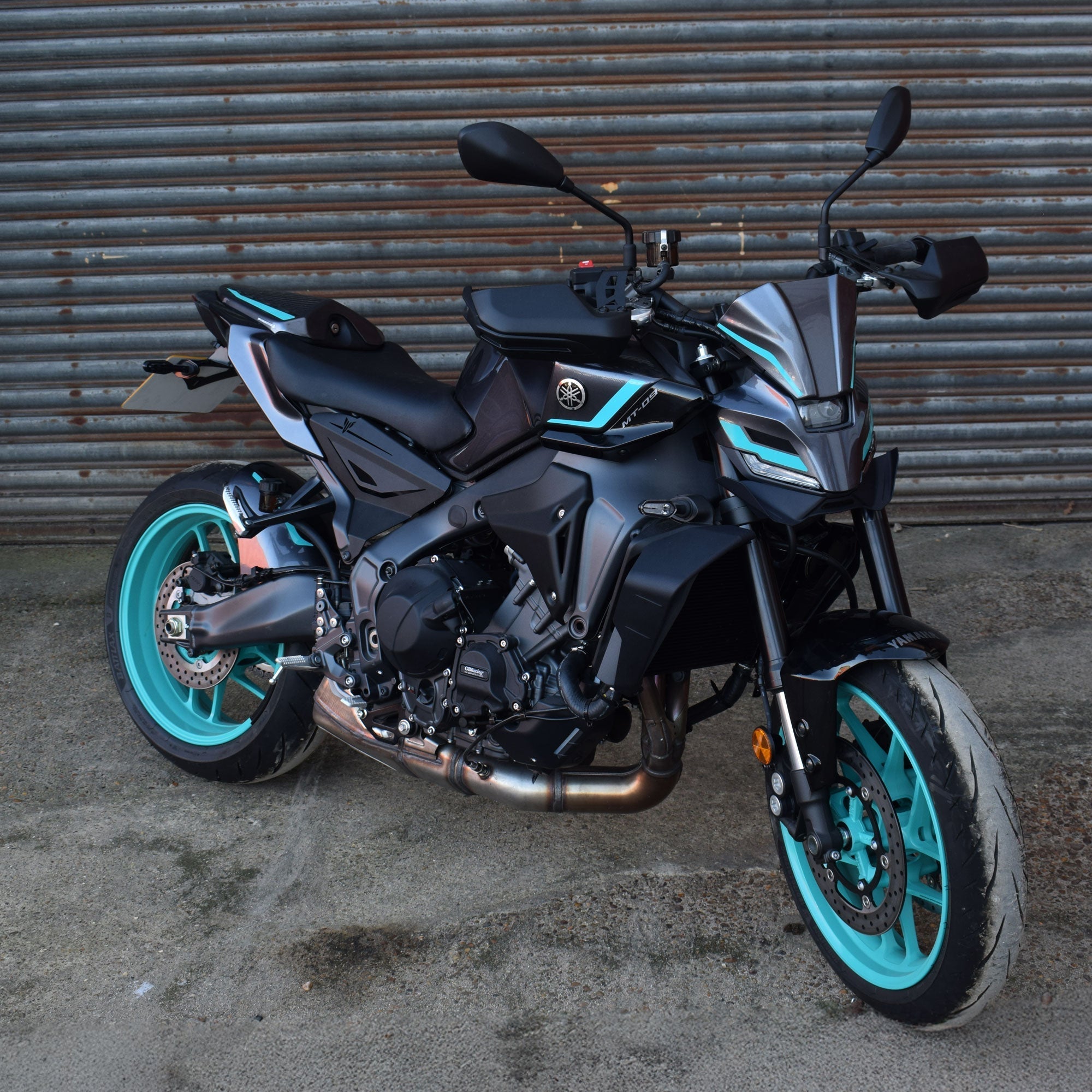 Pyramid Seat Cowl | Midnight Cyan | Yamaha MT-09 2024>Current-Seat Cowls-Pyramid Motorcycle Accessories