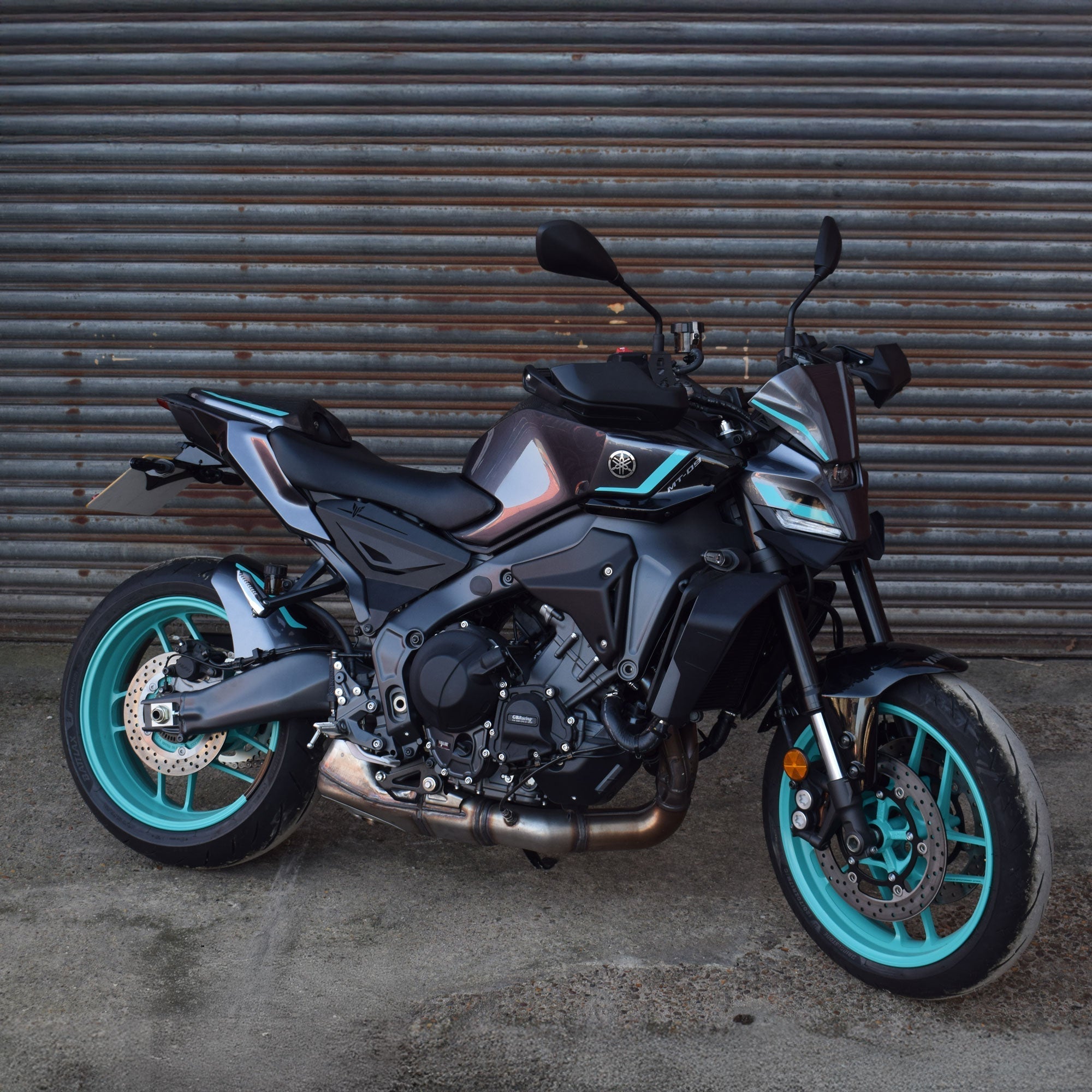 Pyramid Seat Cowl | Midnight Cyan | Yamaha MT-09 2024>-12450PG-Seat Cowls-Pyramid Motorcycle Accessories