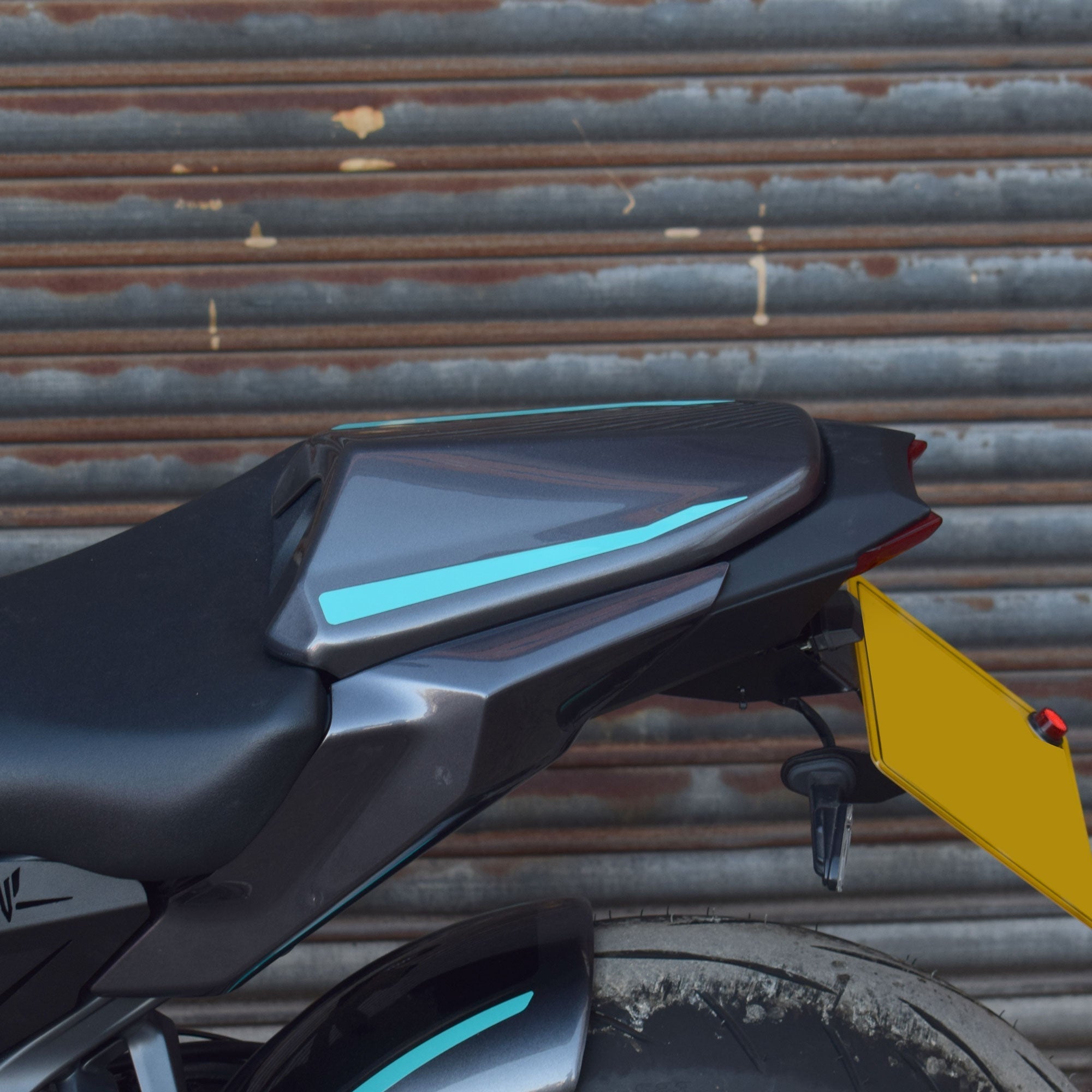 Pyramid Seat Cowl | Midnight Cyan | Yamaha MT-09 2024>-12450PG-Seat Cowls-Pyramid Motorcycle Accessories