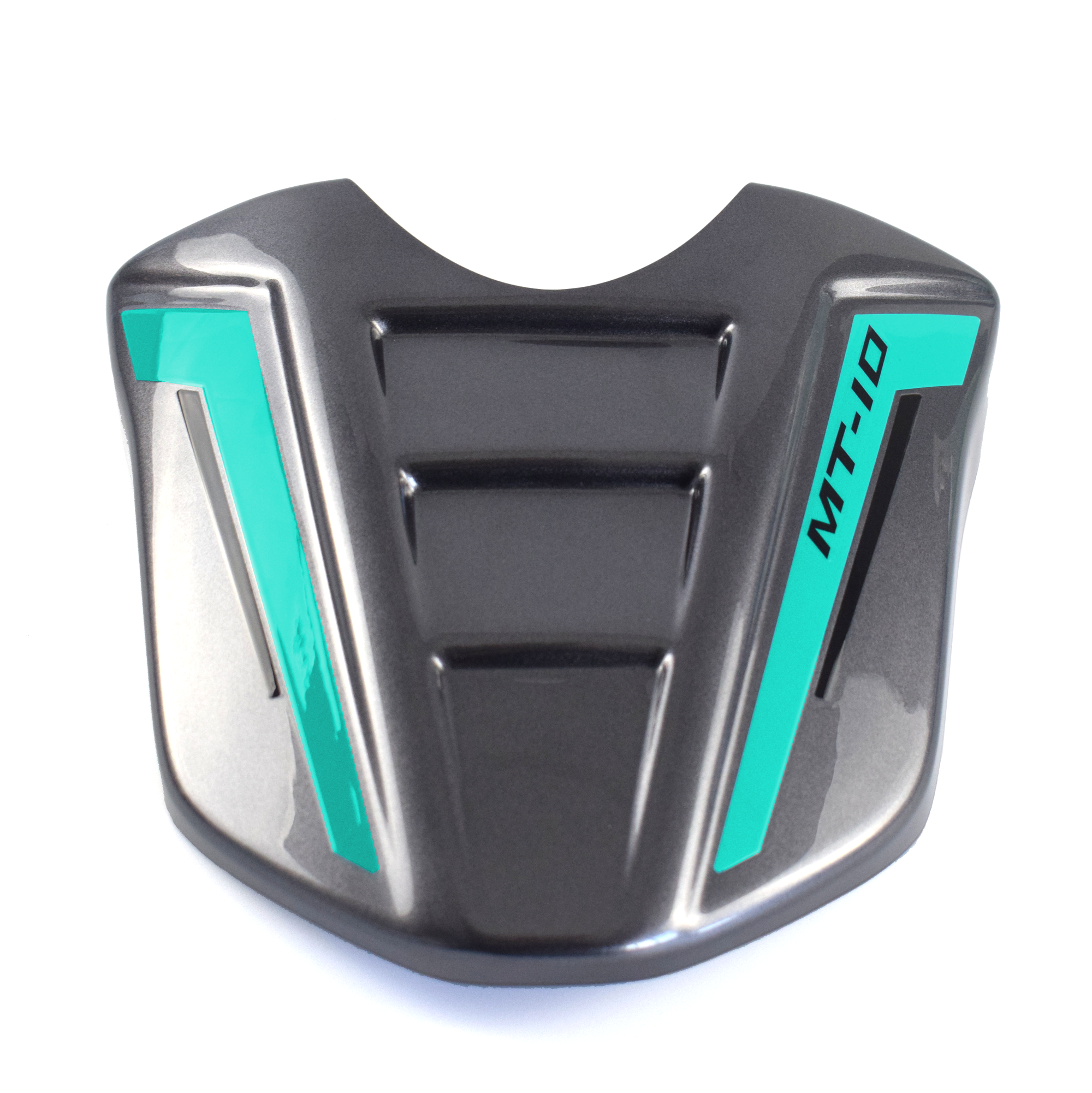 Pyramid Seat Cowl | Midnight Cyan | Yamaha MT-10 2024>Current-12415PG-Seat Cowls-Pyramid Motorcycle Accessories