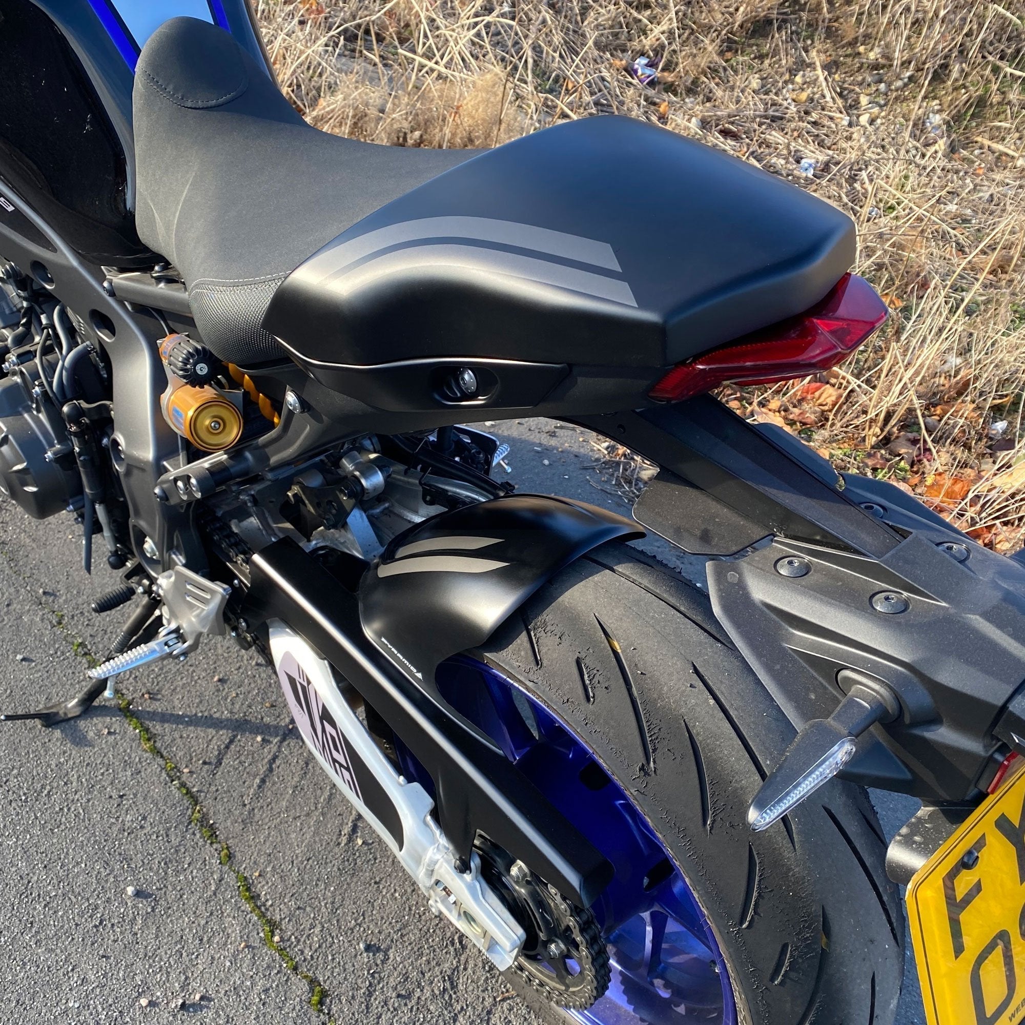 Pyramid Seat Cowl | Tech Black | Yamaha MT-09 2021>2023 -   Pyramid Motorcycle Accessories