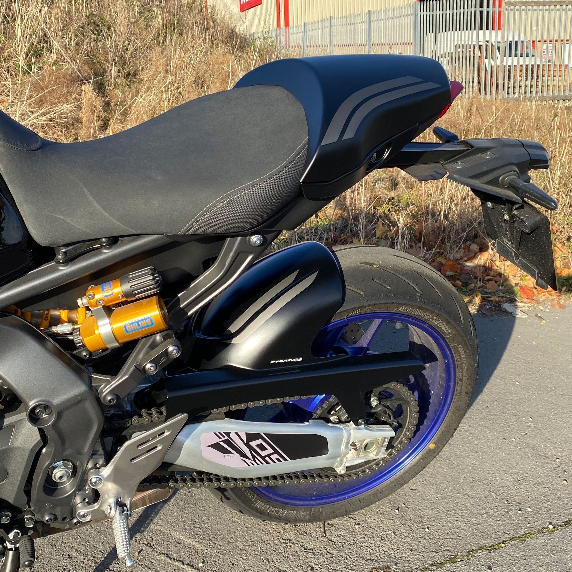 Pyramid Seat Cowl | Tech Black | Yamaha MT-09 2021>2023 -   Pyramid Motorcycle Accessories